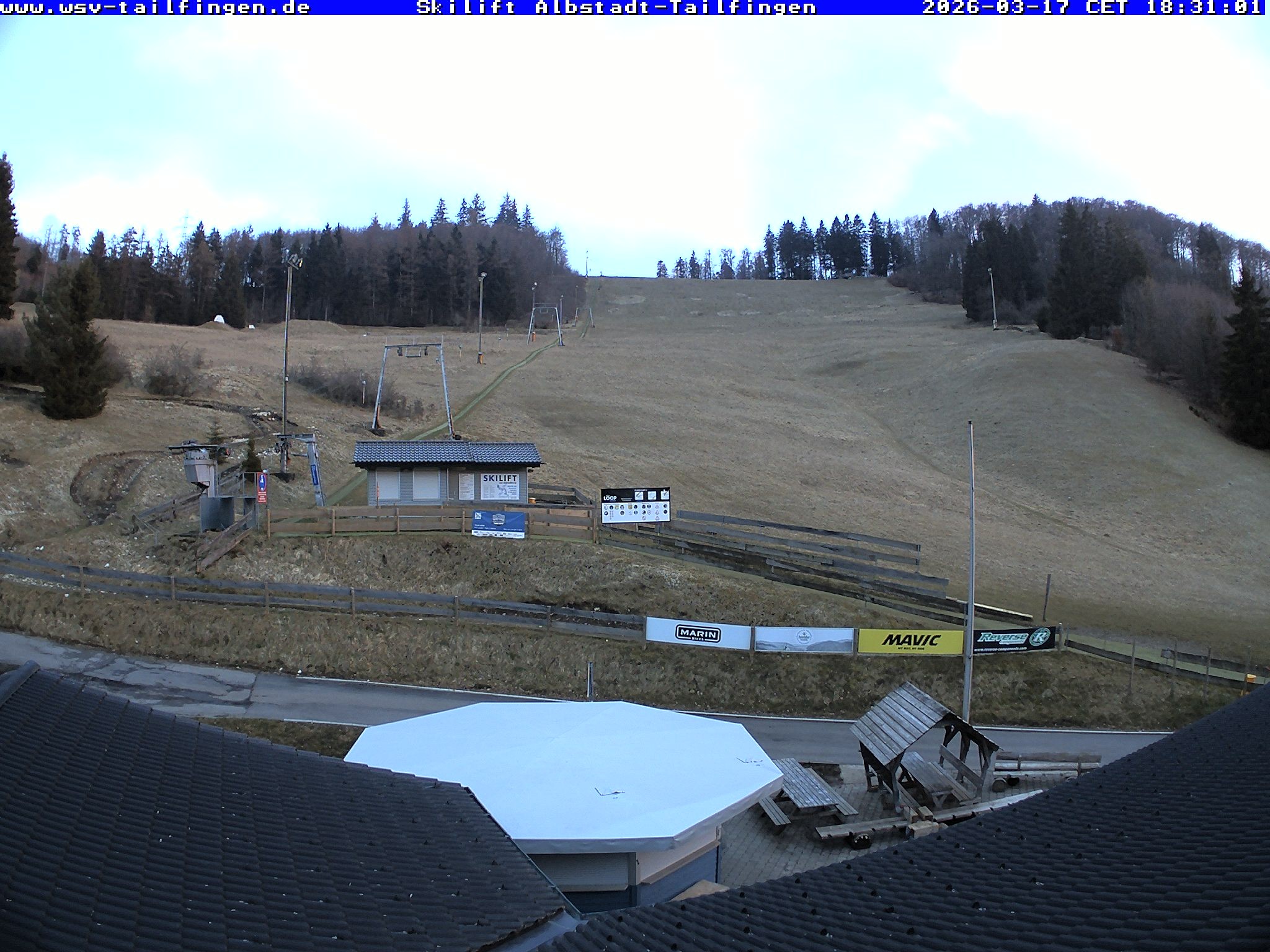 Archiv Foto Webcam Panorama Sicht von dem WSV Vereinsheim Dach an der Schwäbischen Alb