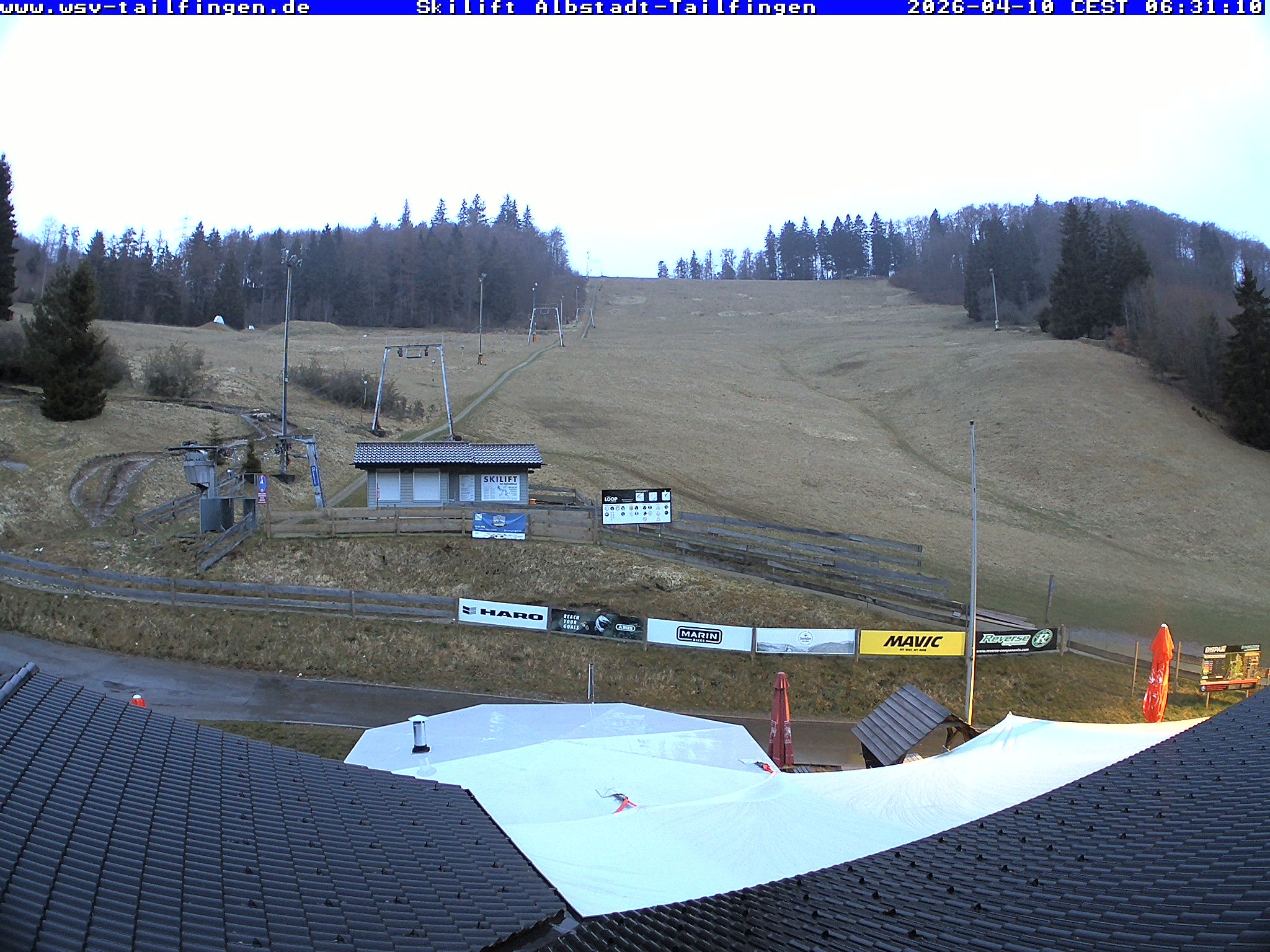 Archived image Webcam Panorama view from the roof of the WSV club at the Schwäbischen Alb