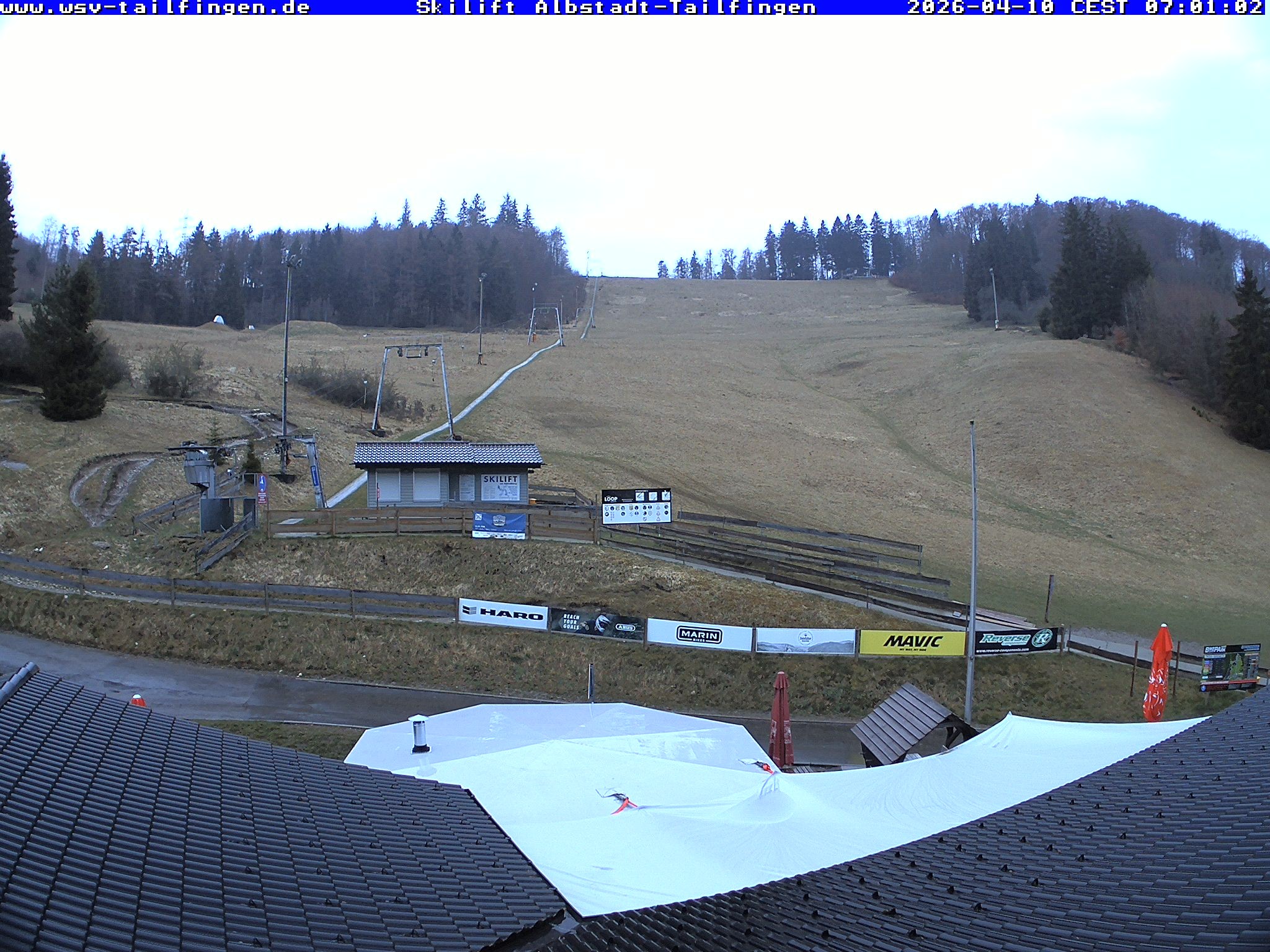 Archived image Webcam Panorama view from the roof of the WSV club at the Schwäbischen Alb