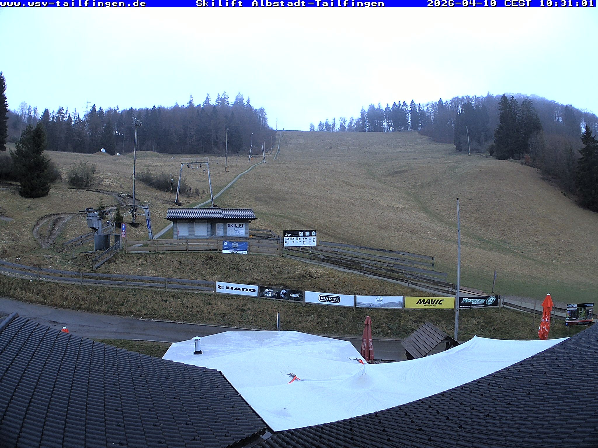 Archived image Webcam Panorama view from the roof of the WSV club at the Schwäbischen Alb