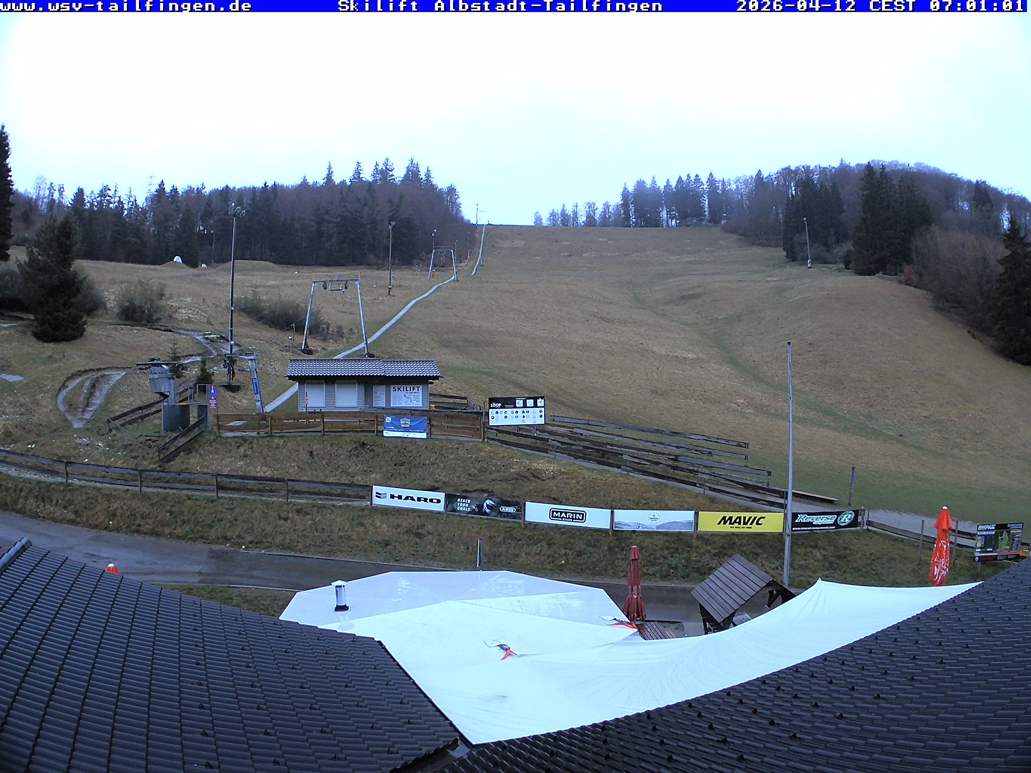 Archived image Webcam Panorama view from the roof of the WSV club at the Schwäbischen Alb