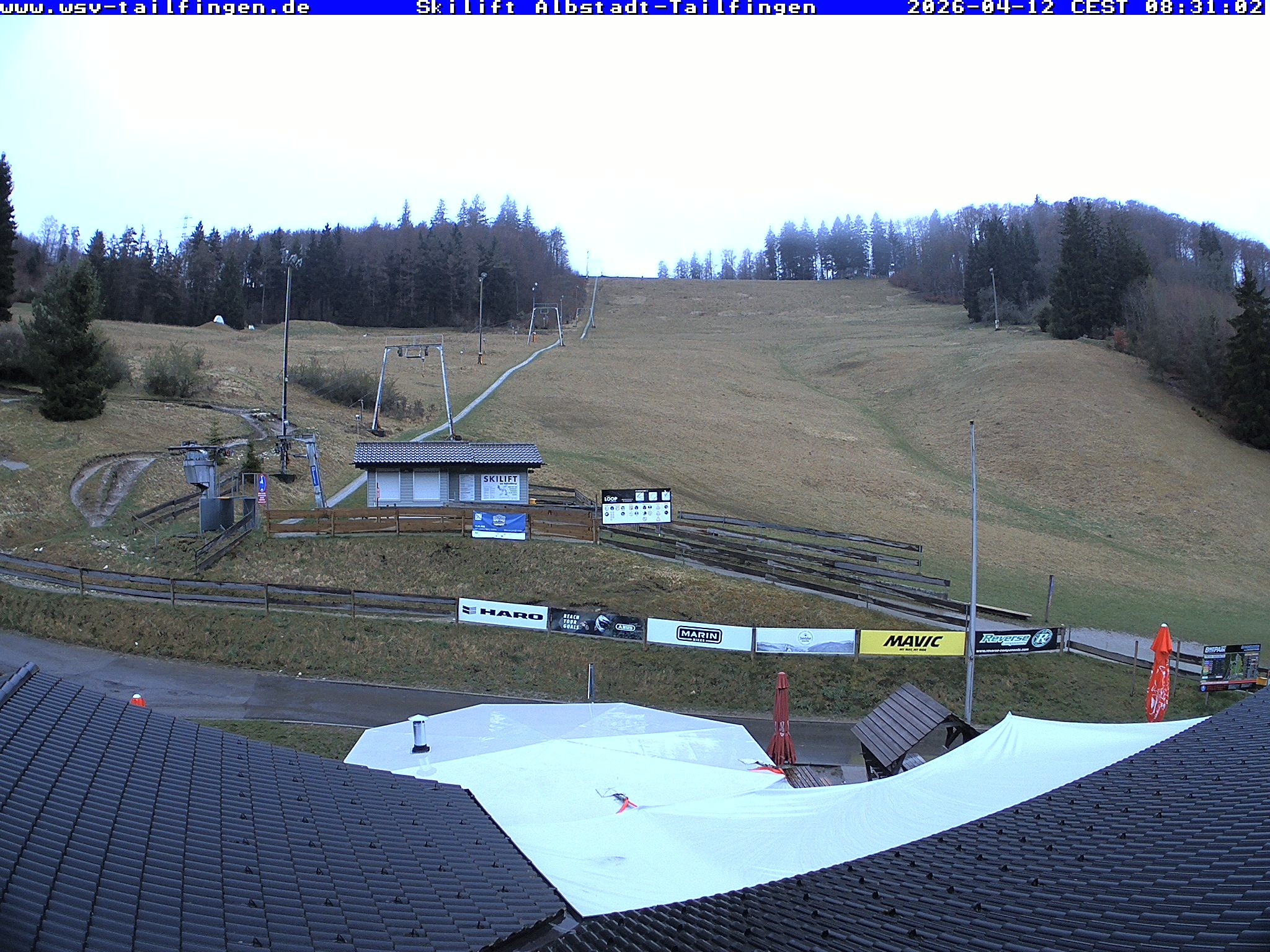 Archived image Webcam Panorama view from the roof of the WSV club at the Schwäbischen Alb