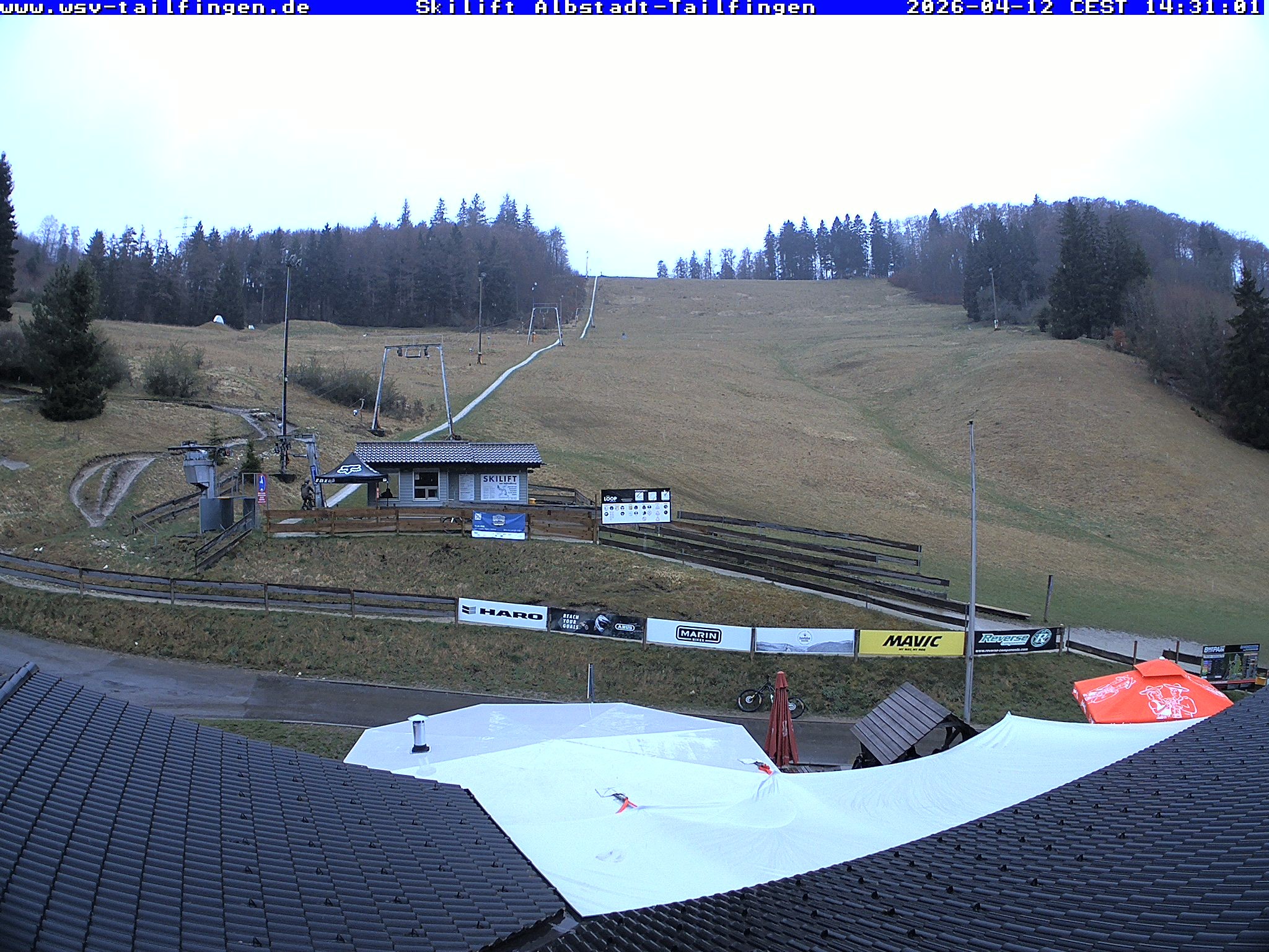 Archived image Webcam Panorama view from the roof of the WSV club at the Schwäbischen Alb