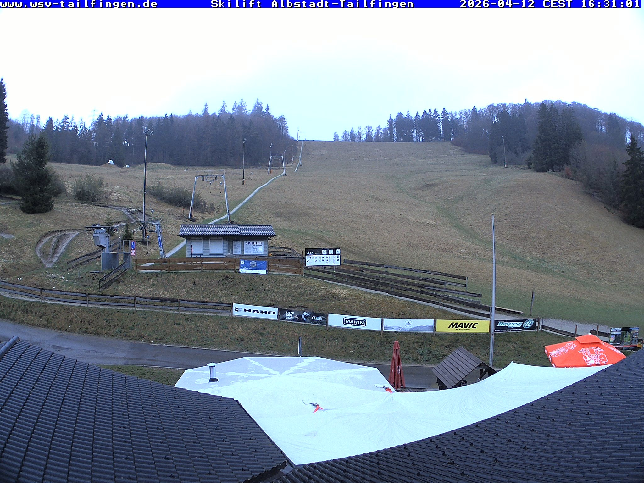 Archived image Webcam Panorama view from the roof of the WSV club at the Schwäbischen Alb