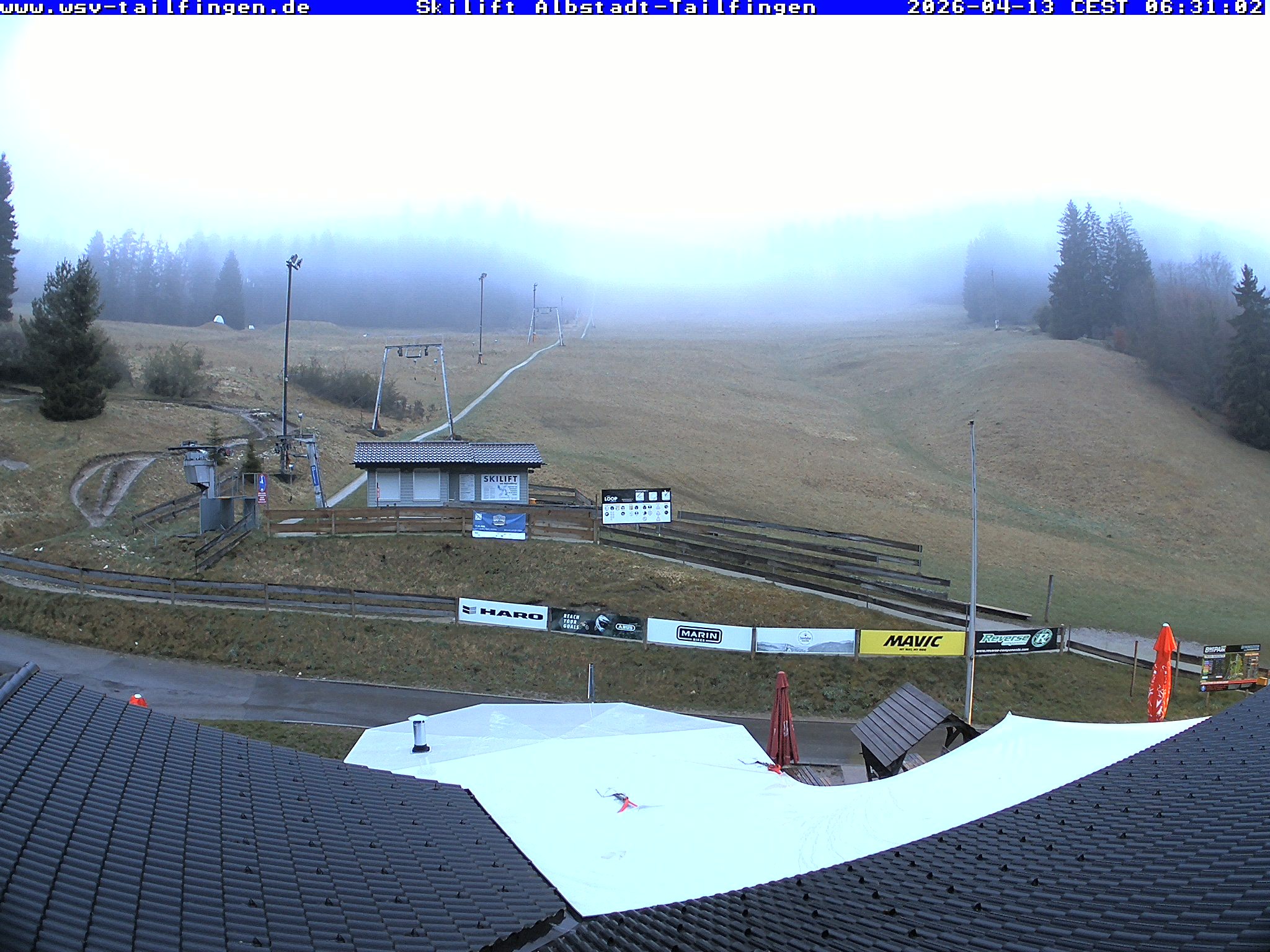 Archiv Foto Webcam Panorama Sicht von dem WSV Vereinsheim Dach an der Schwäbischen Alb