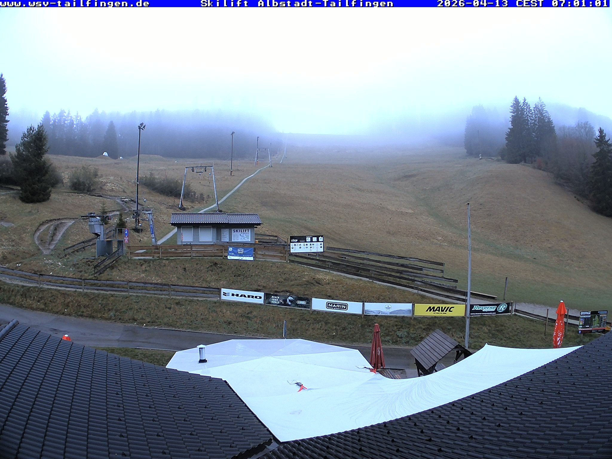 Archiv Foto Webcam Panorama Sicht von dem WSV Vereinsheim Dach an der Schwäbischen Alb