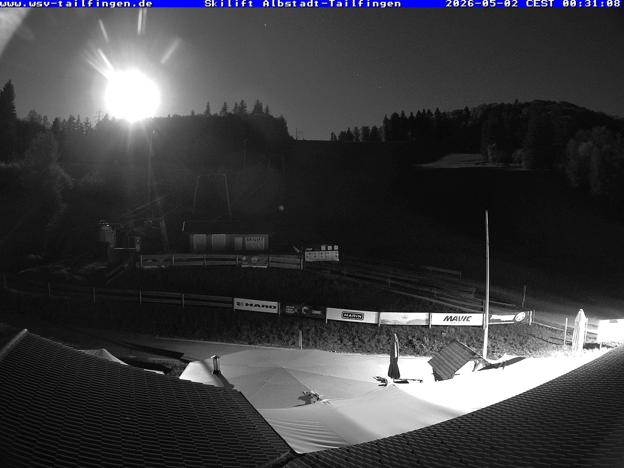 Archiv Foto Webcam Panorama Sicht von dem WSV Vereinsheim Dach an der Schwäbischen Alb