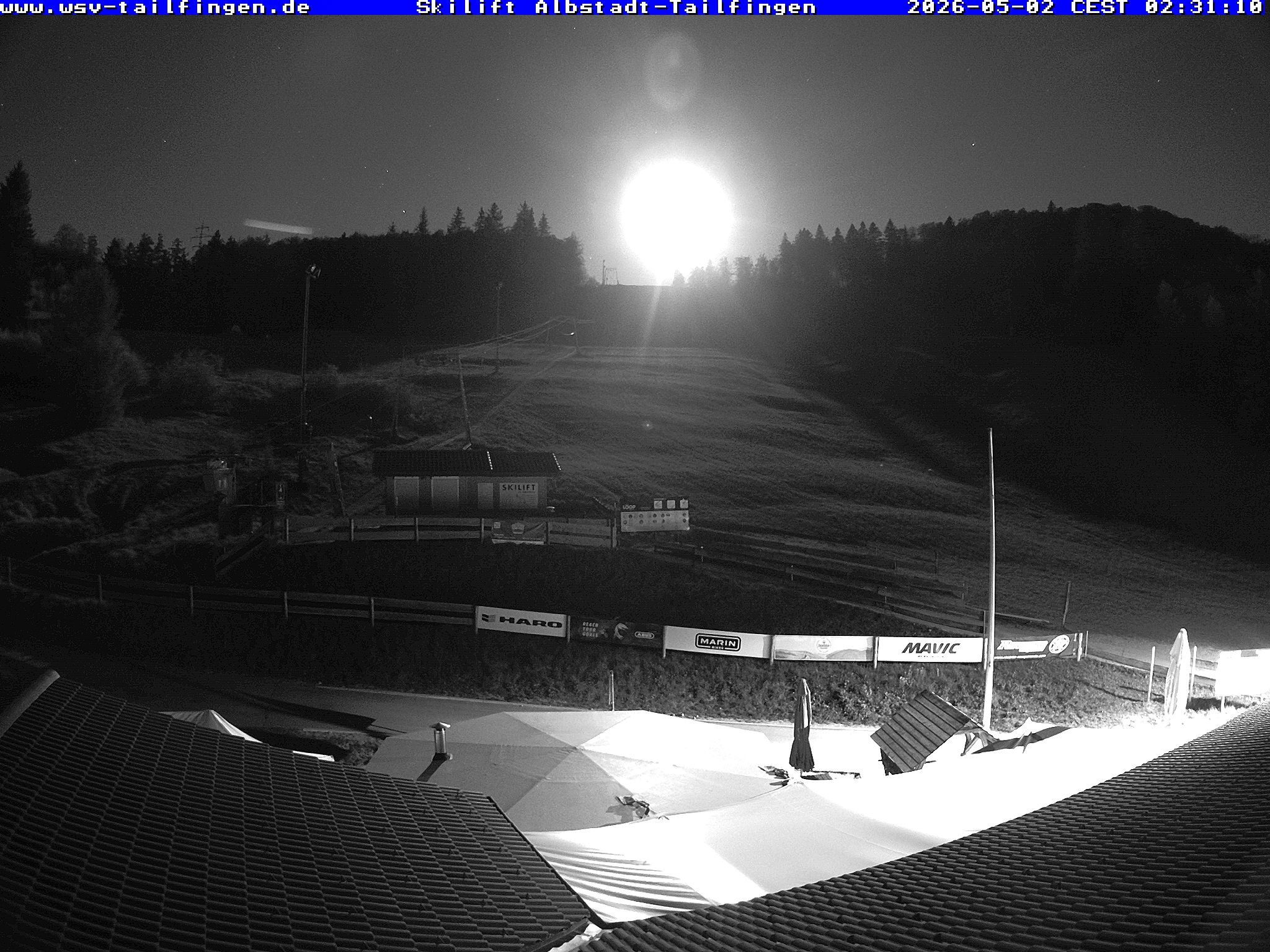 Archiv Foto Webcam Panorama Sicht von dem WSV Vereinsheim Dach an der Schwäbischen Alb