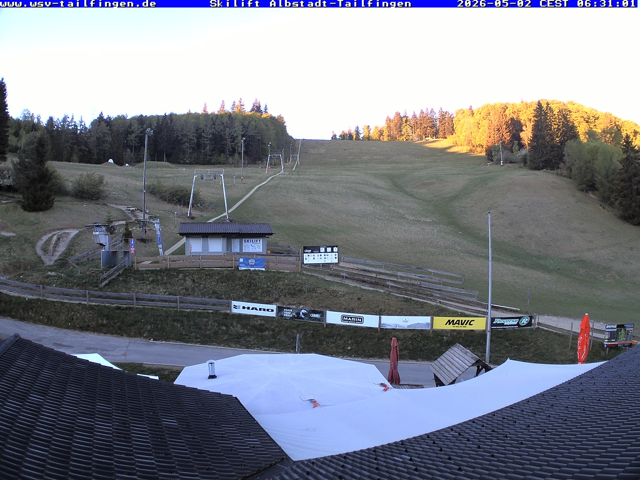Archiv Foto Webcam Panorama Sicht von dem WSV Vereinsheim Dach an der Schwäbischen Alb
