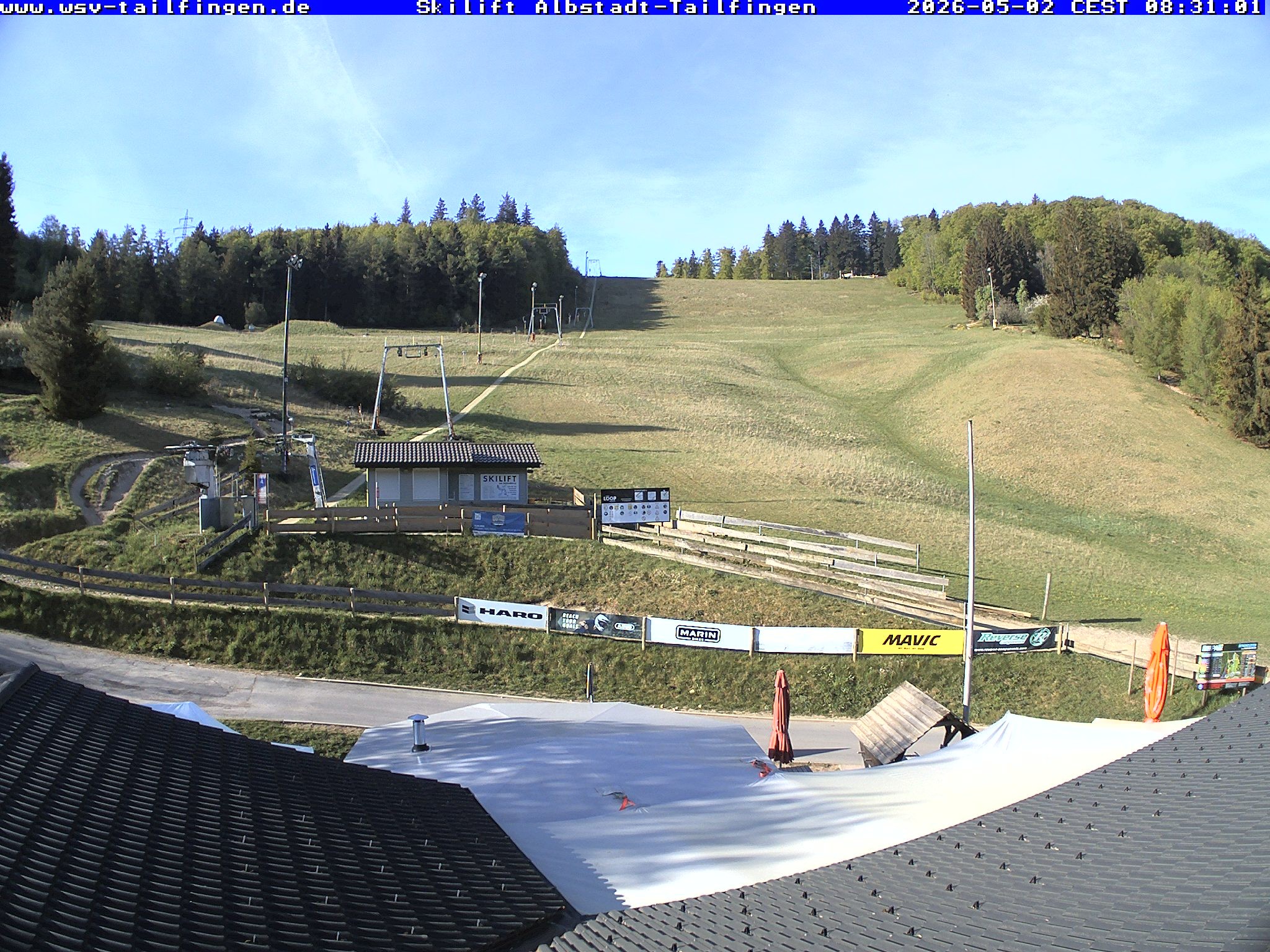 Archiv Foto Webcam Panorama Sicht von dem WSV Vereinsheim Dach an der Schwäbischen Alb