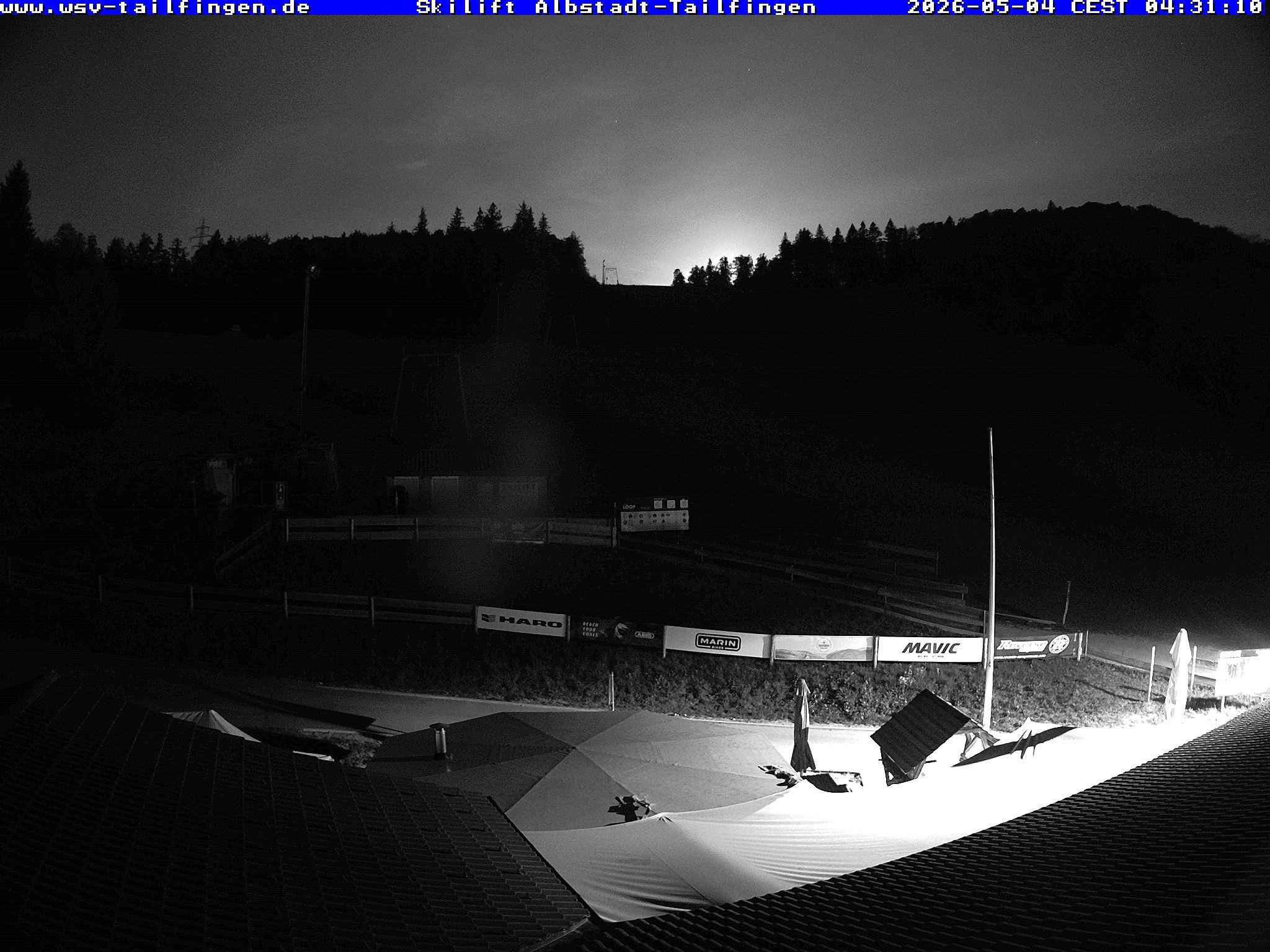 Archiv Foto Webcam Panorama Sicht von dem WSV Vereinsheim Dach an der Schwäbischen Alb