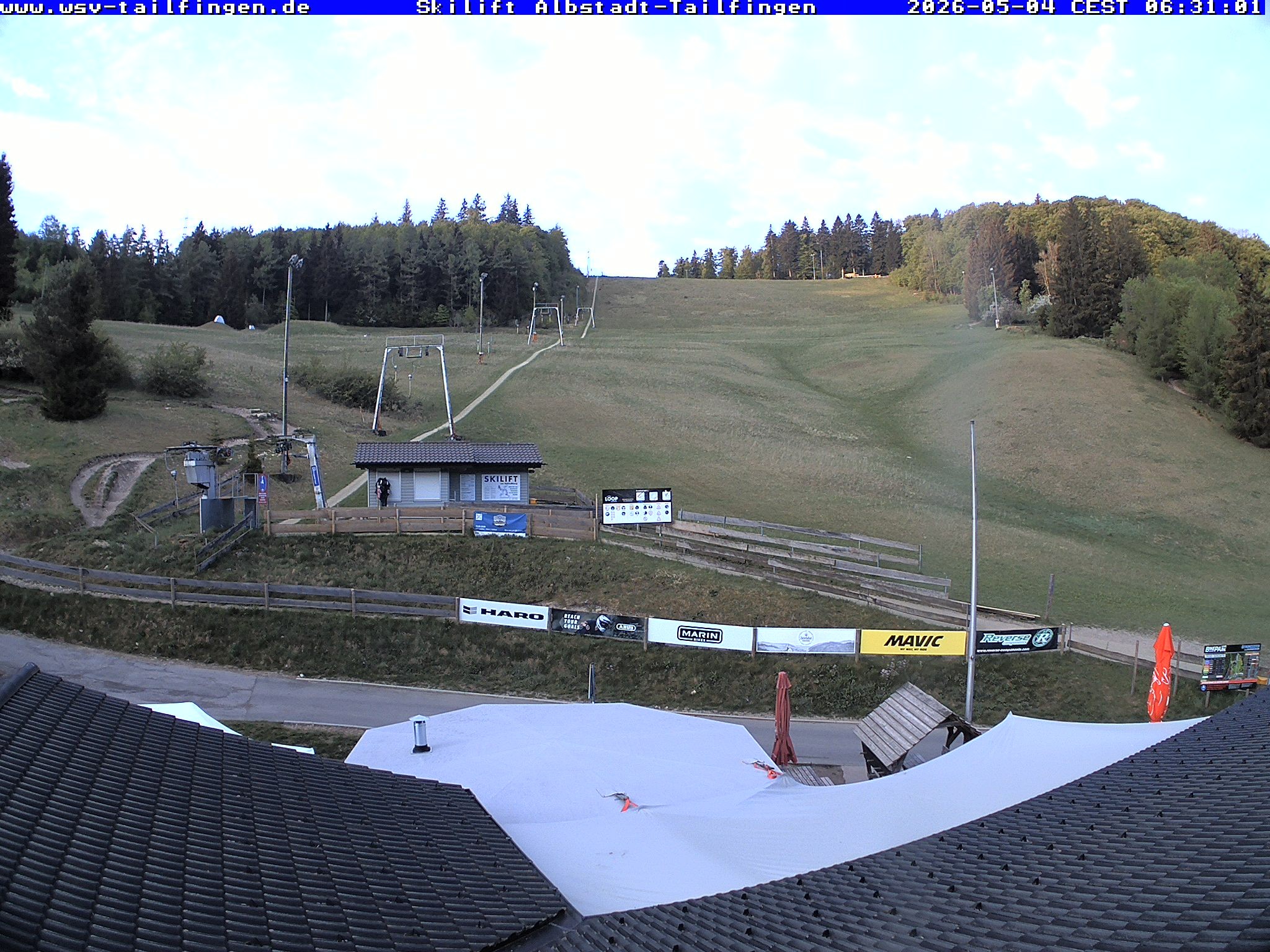 Archiv Foto Webcam Panorama Sicht von dem WSV Vereinsheim Dach an der Schwäbischen Alb
