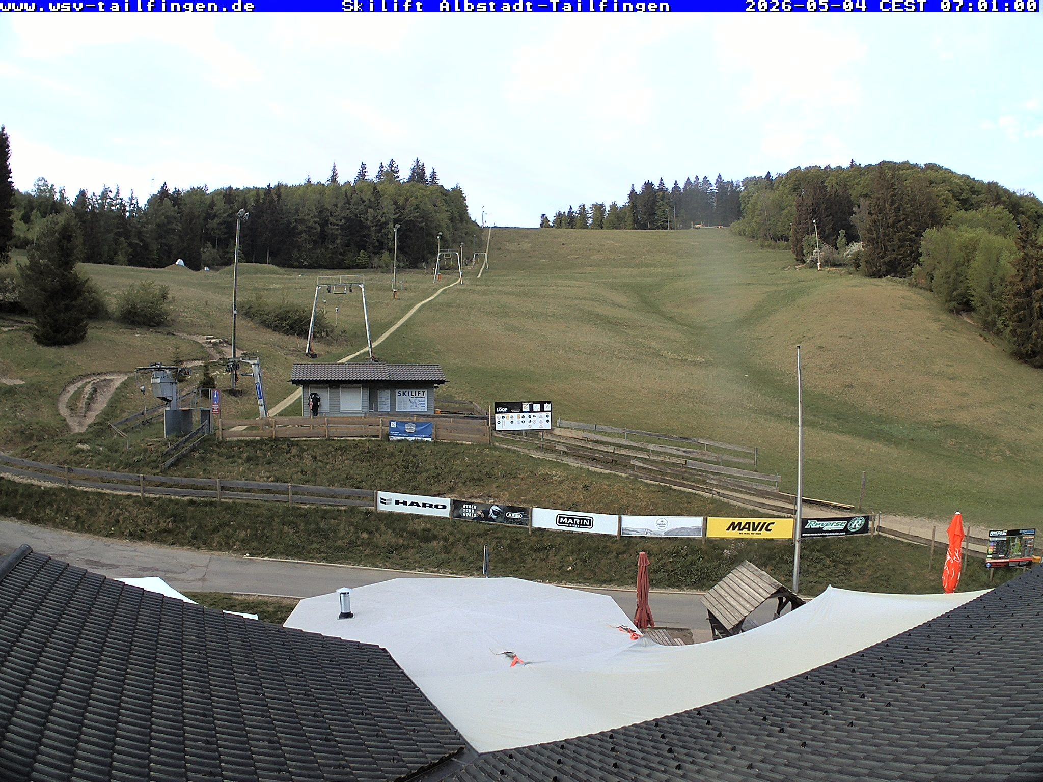 Archiv Foto Webcam Panorama Sicht von dem WSV Vereinsheim Dach an der Schwäbischen Alb