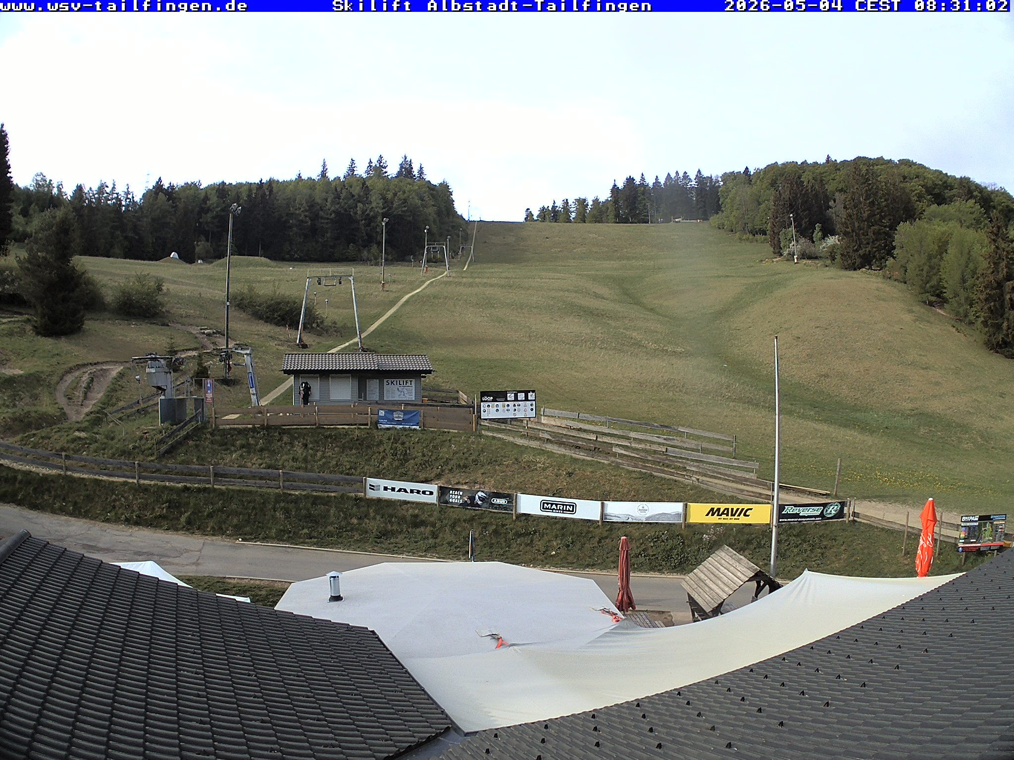 Archiv Foto Webcam Panorama Sicht von dem WSV Vereinsheim Dach an der Schwäbischen Alb