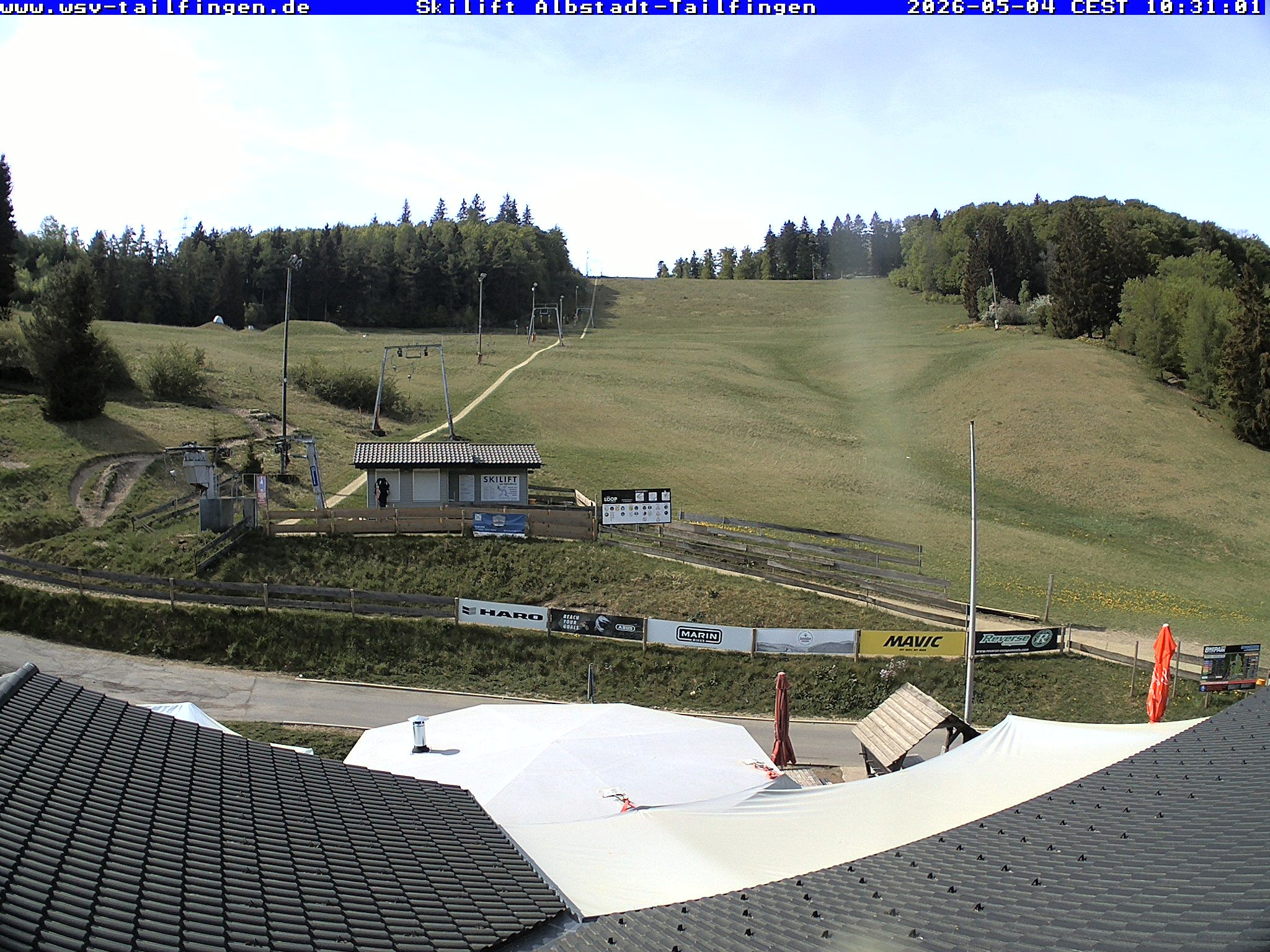 Archiv Foto Webcam Panorama Sicht von dem WSV Vereinsheim Dach an der Schwäbischen Alb
