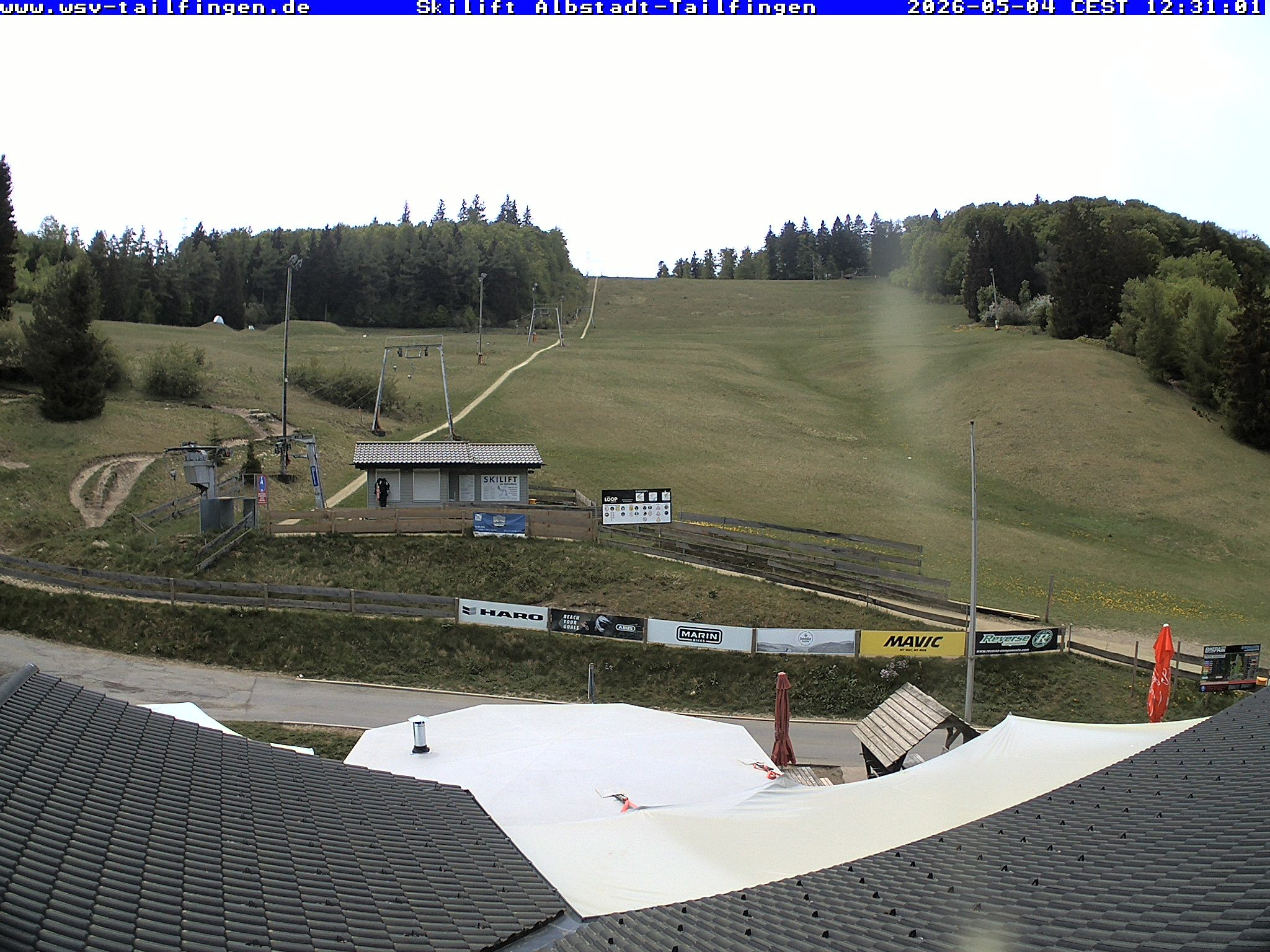 Archiv Foto Webcam Panorama Sicht von dem WSV Vereinsheim Dach an der Schwäbischen Alb