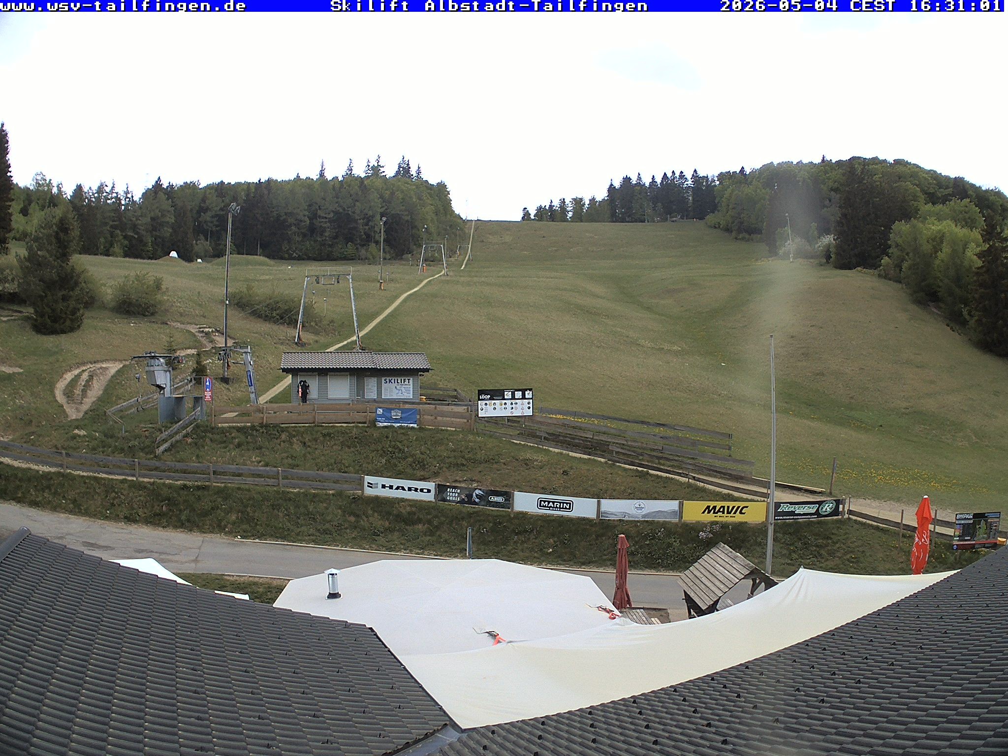 Archiv Foto Webcam Panorama Sicht von dem WSV Vereinsheim Dach an der Schwäbischen Alb