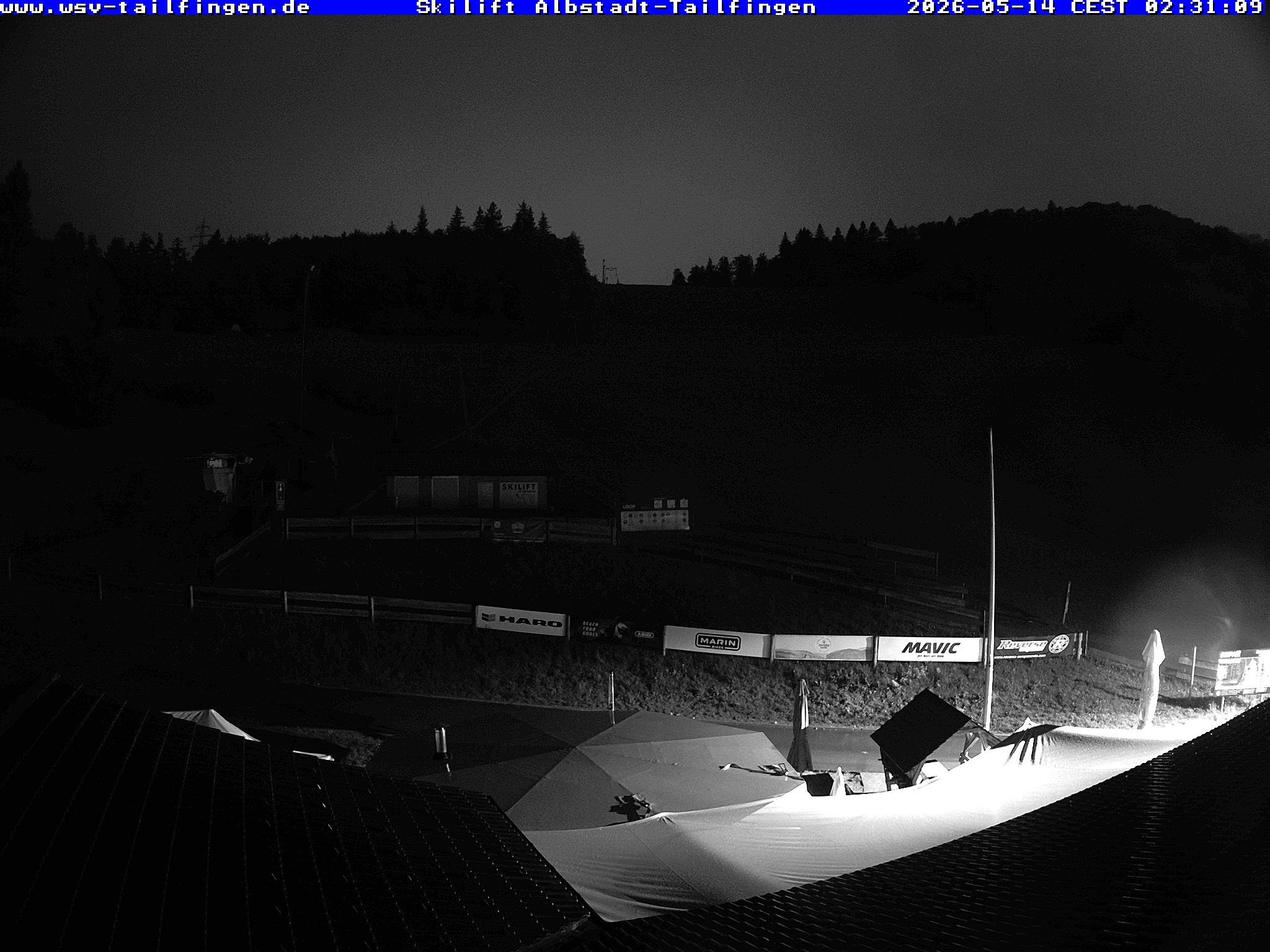 Archiv Foto Webcam Panorama Sicht von dem WSV Vereinsheim Dach an der Schwäbischen Alb