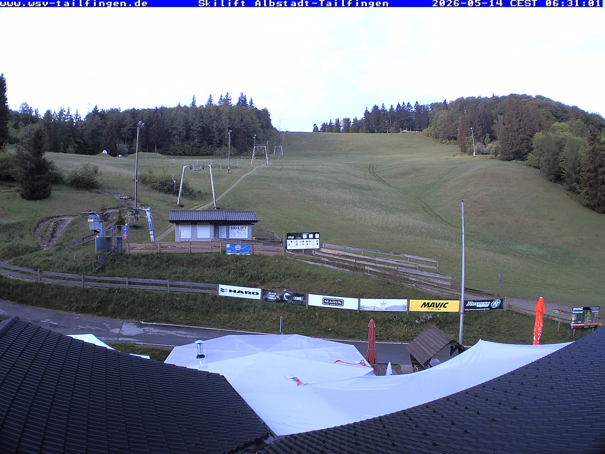 Archiv Foto Webcam Panorama Sicht von dem WSV Vereinsheim Dach an der Schwäbischen Alb