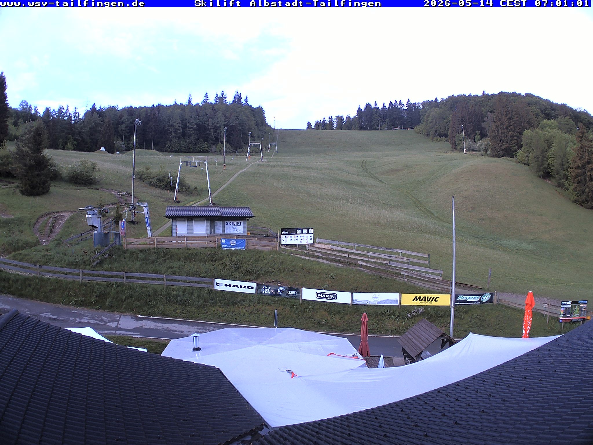 Archiv Foto Webcam Panorama Sicht von dem WSV Vereinsheim Dach an der Schwäbischen Alb