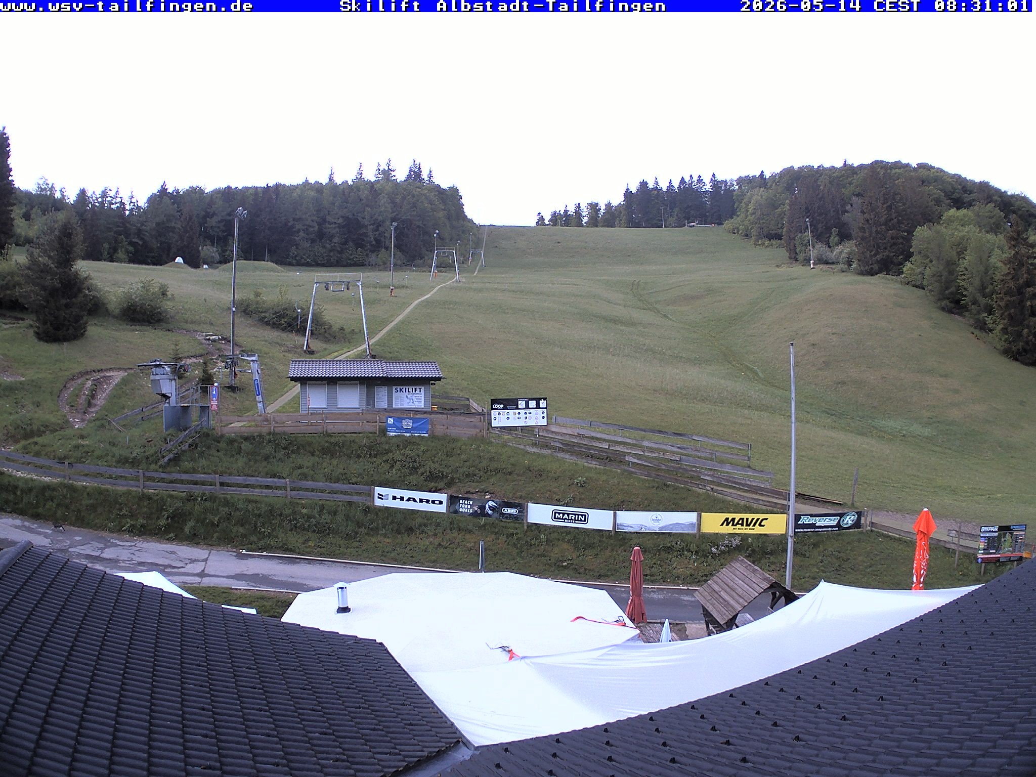 Archiv Foto Webcam Panorama Sicht von dem WSV Vereinsheim Dach an der Schwäbischen Alb