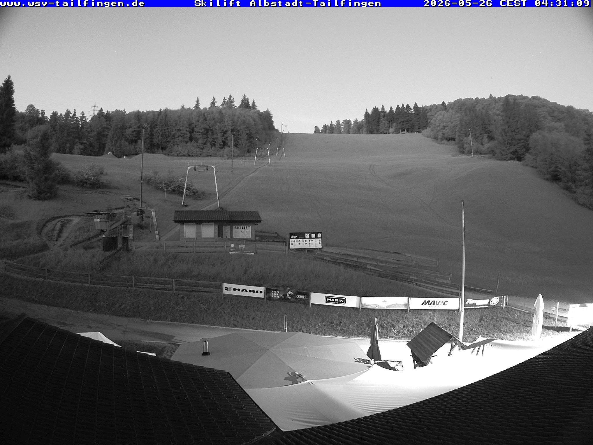 Archiv Foto Webcam Panorama Sicht von dem WSV Vereinsheim Dach an der Schwäbischen Alb