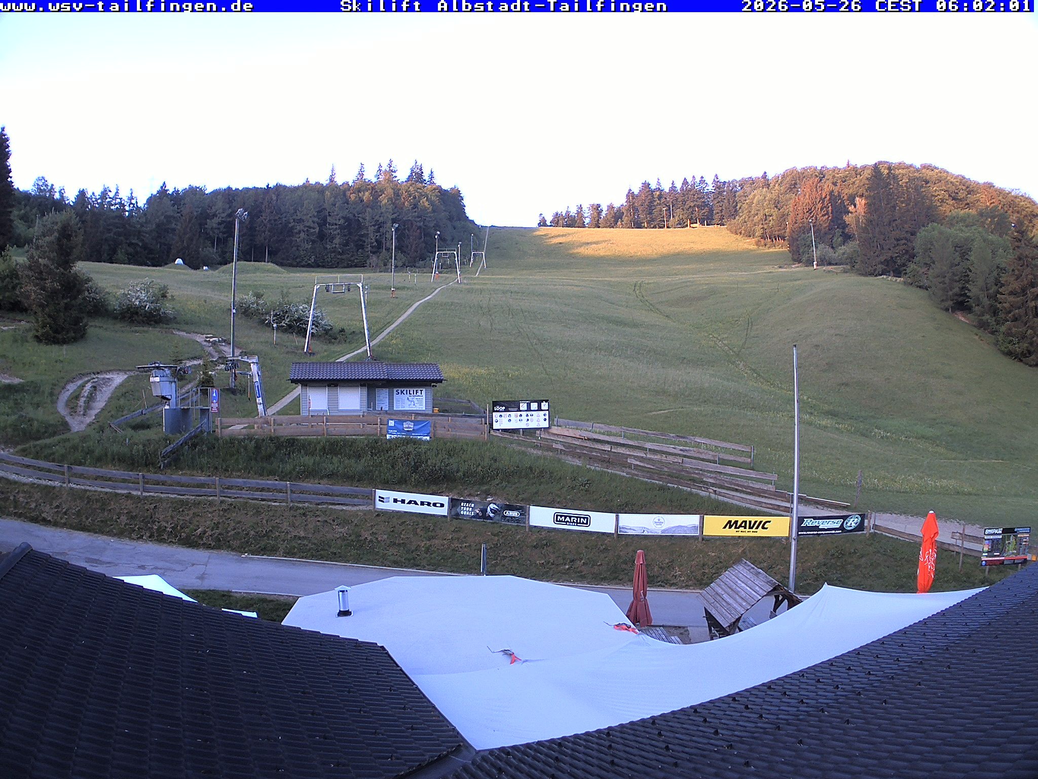 Archiv Foto Webcam Panorama Sicht von dem WSV Vereinsheim Dach an der Schwäbischen Alb