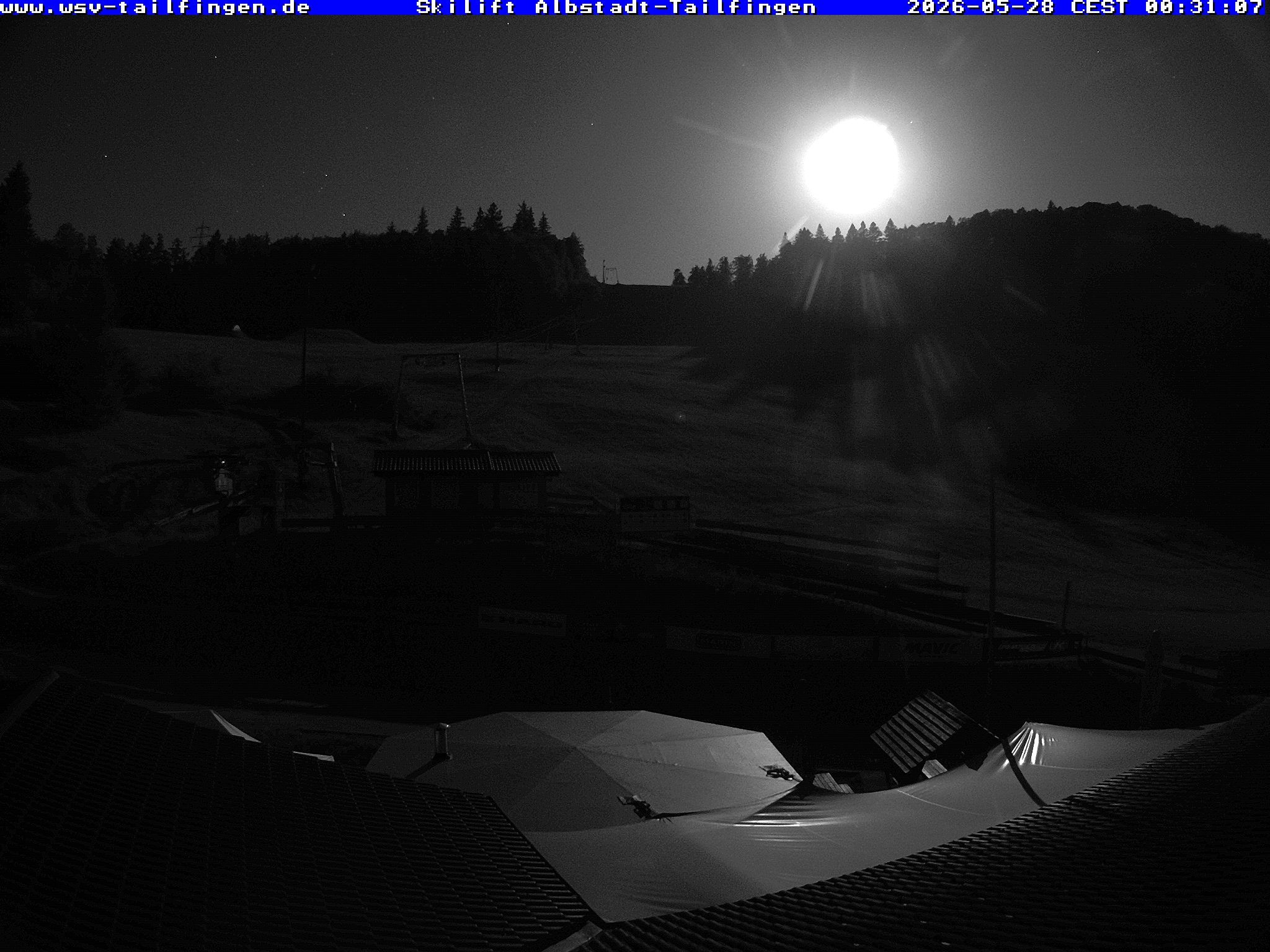 Archiv Foto Webcam Panorama Sicht von dem WSV Vereinsheim Dach an der Schwäbischen Alb