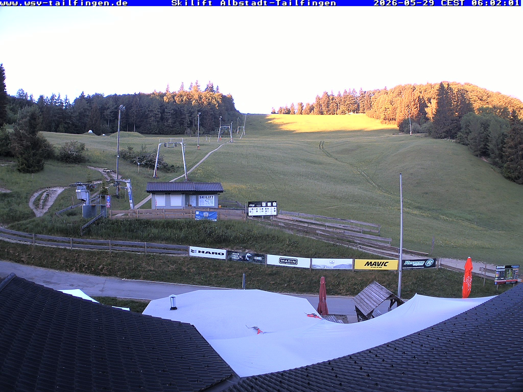 Archiv Foto Webcam Panorama Sicht von dem WSV Vereinsheim Dach an der Schwäbischen Alb
