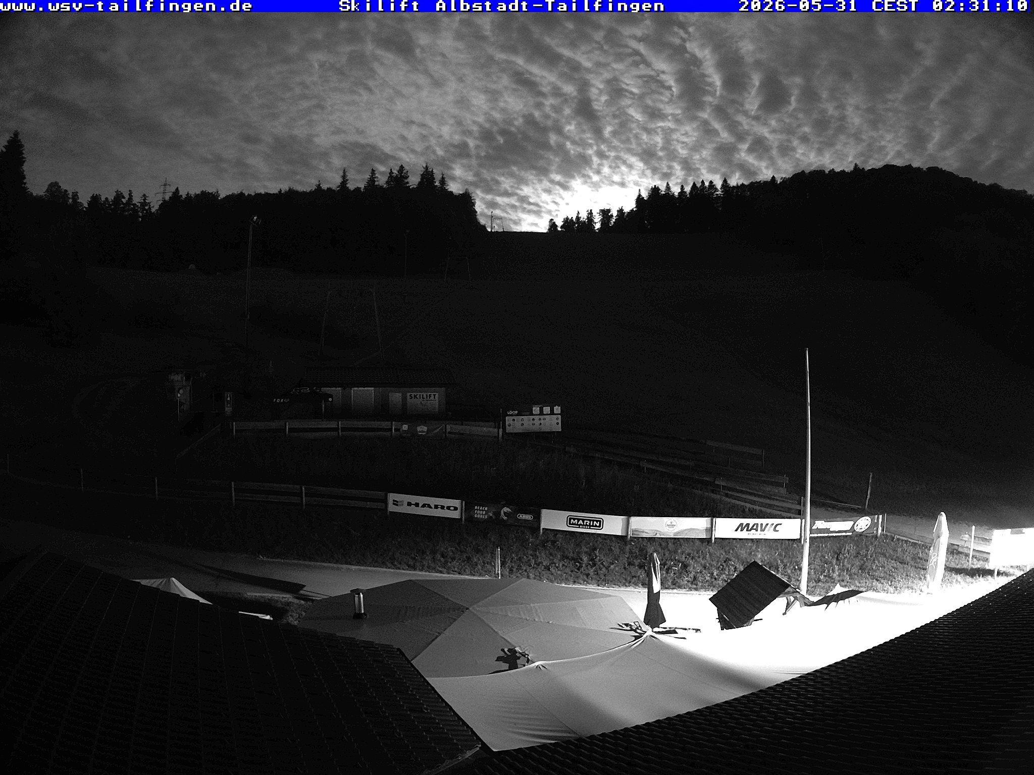 Archiv Foto Webcam Panorama Sicht von dem WSV Vereinsheim Dach an der Schwäbischen Alb