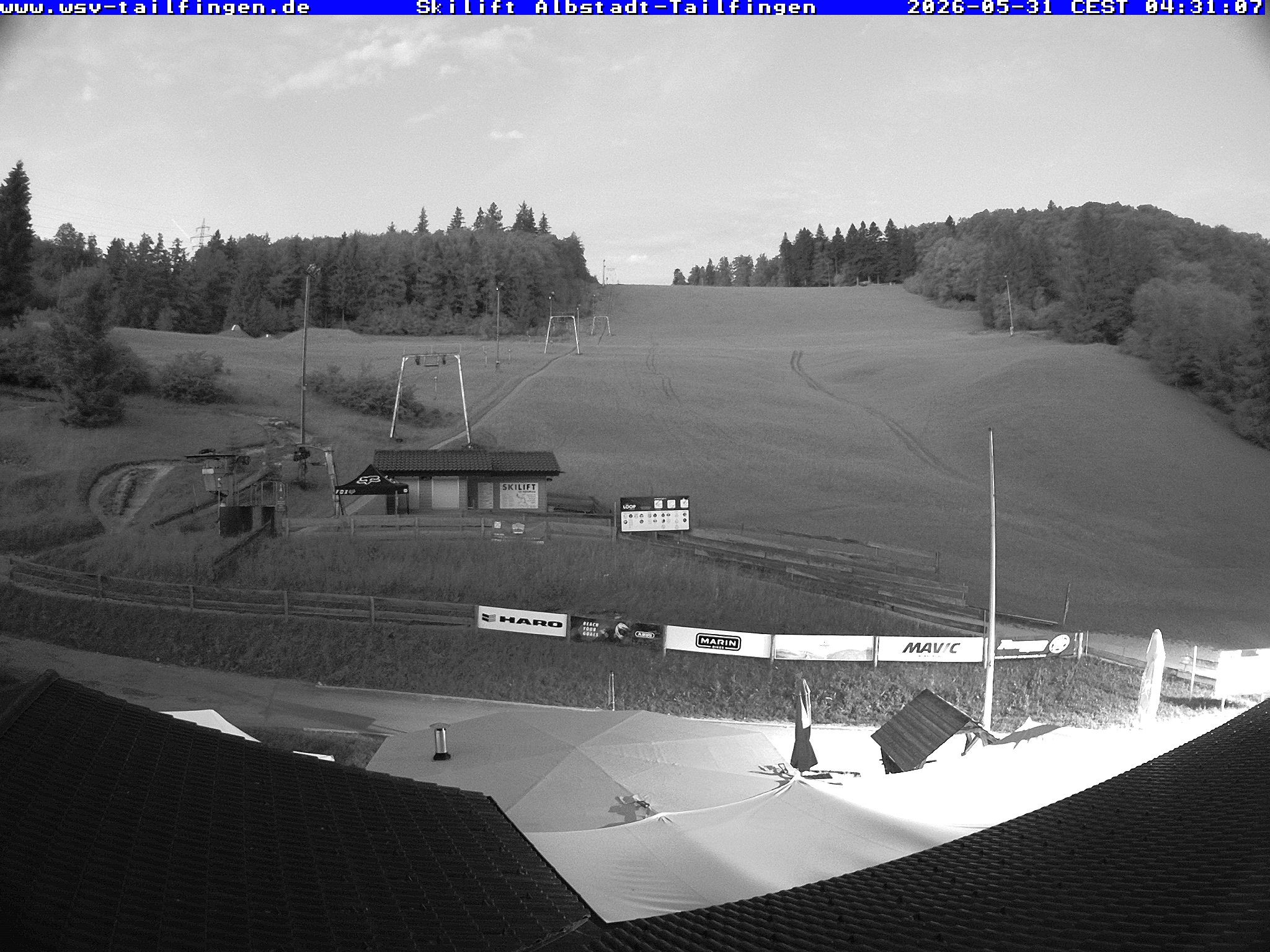 Archiv Foto Webcam Panorama Sicht von dem WSV Vereinsheim Dach an der Schwäbischen Alb