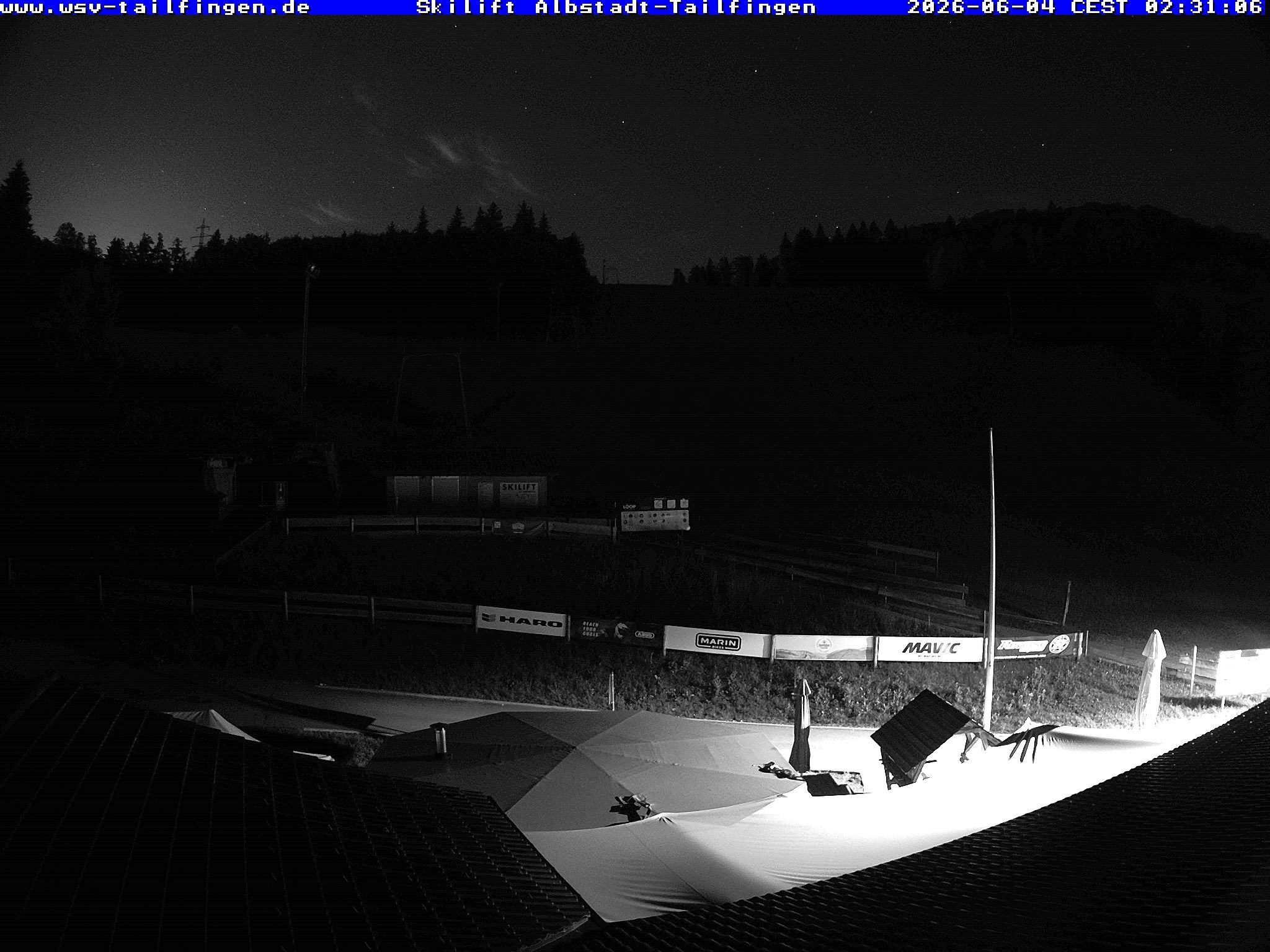 Archived image Webcam Panorama view from the roof of the WSV club at the Schwäbischen Alb