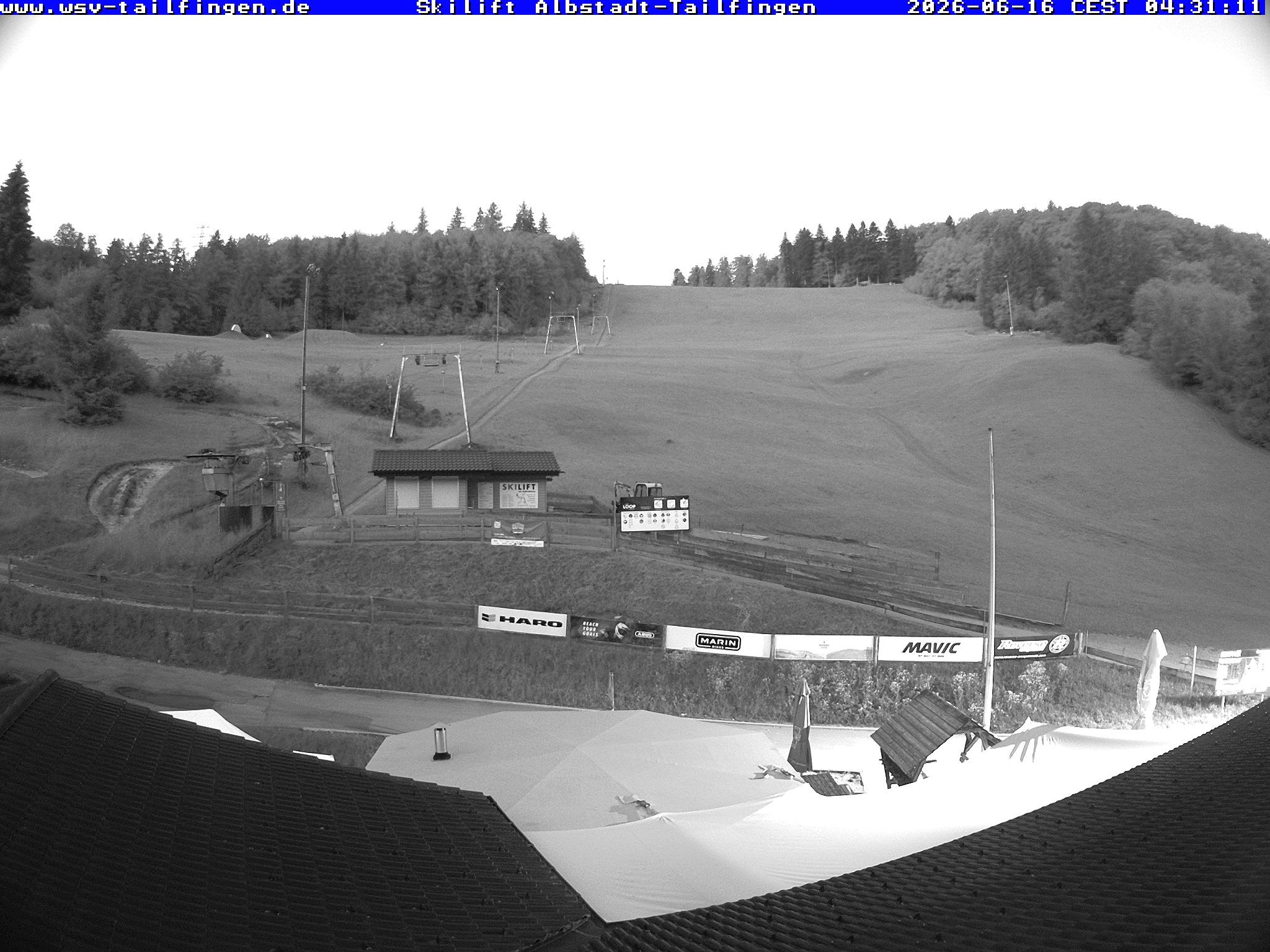 Archiv Foto Webcam Panorama Sicht von dem WSV Vereinsheim Dach an der Schwäbischen Alb