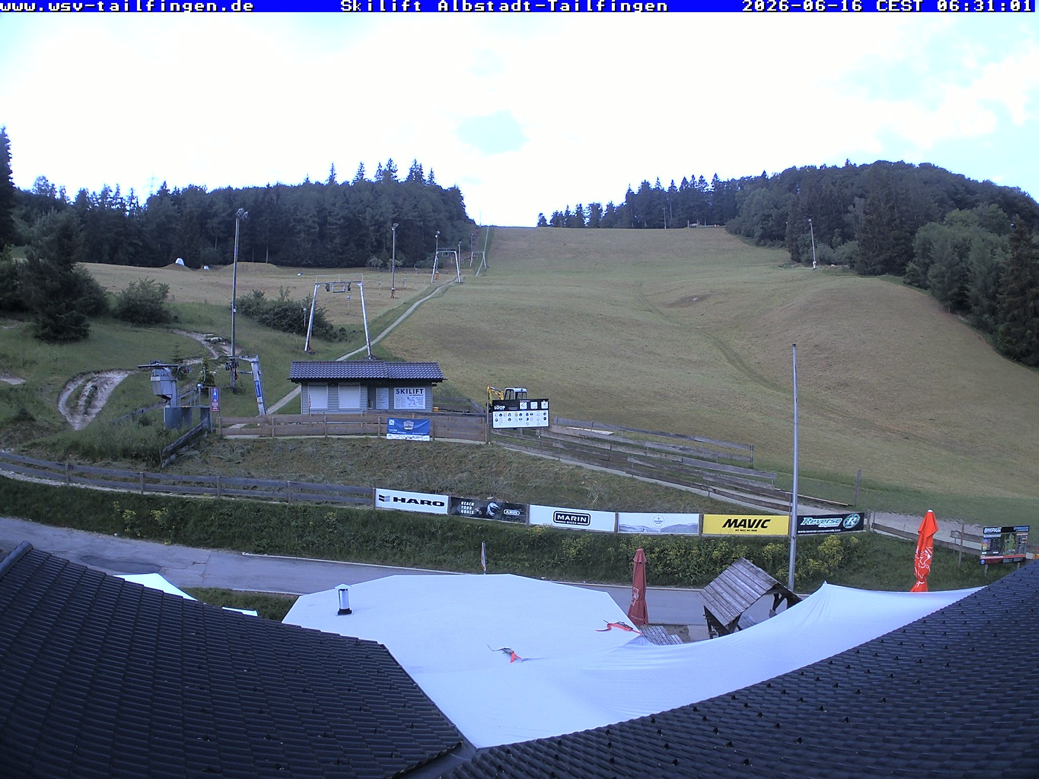 Archiv Foto Webcam Panorama Sicht von dem WSV Vereinsheim Dach an der Schwäbischen Alb