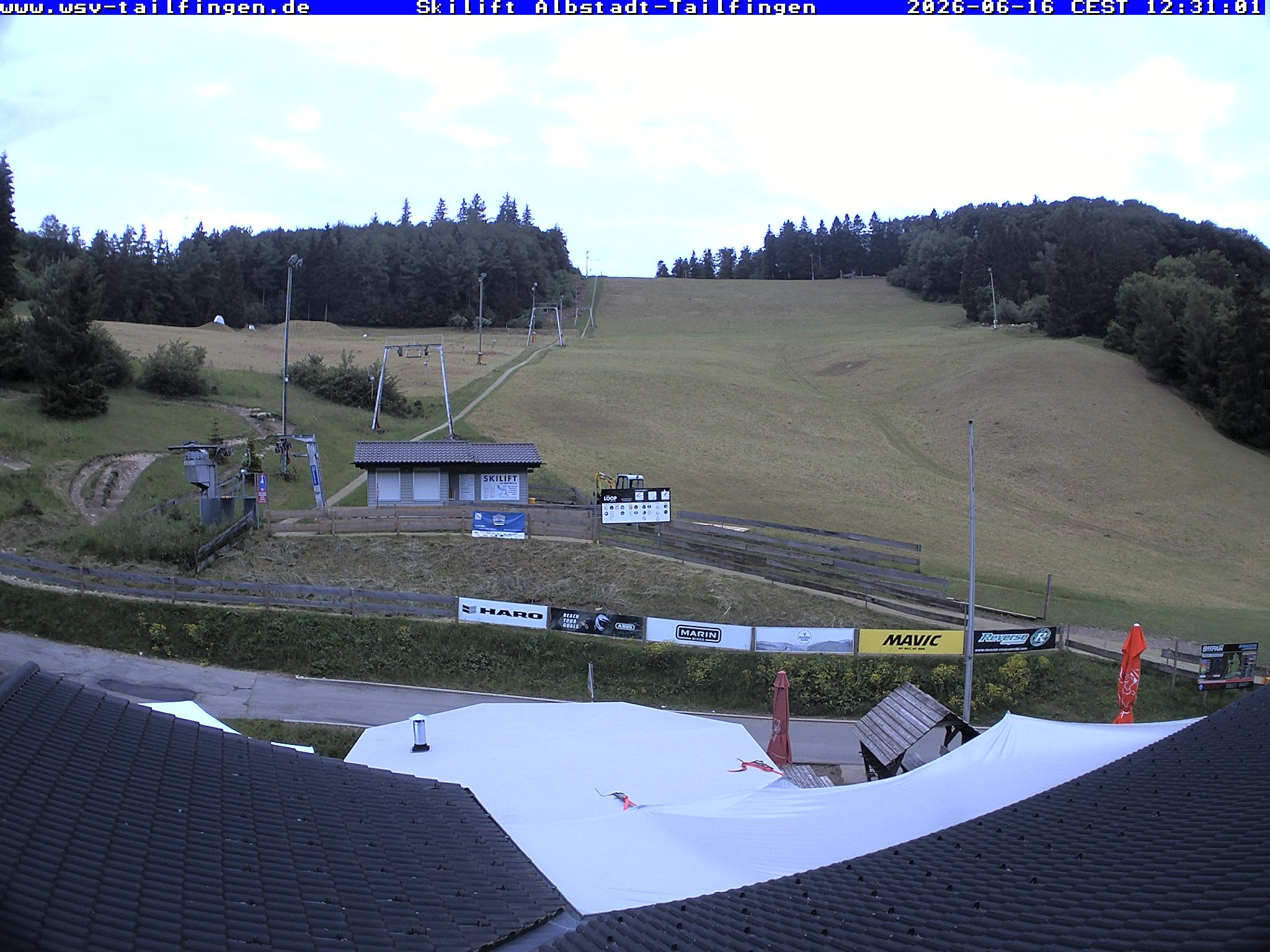 Archiv Foto Webcam Panorama Sicht von dem WSV Vereinsheim Dach an der Schwäbischen Alb