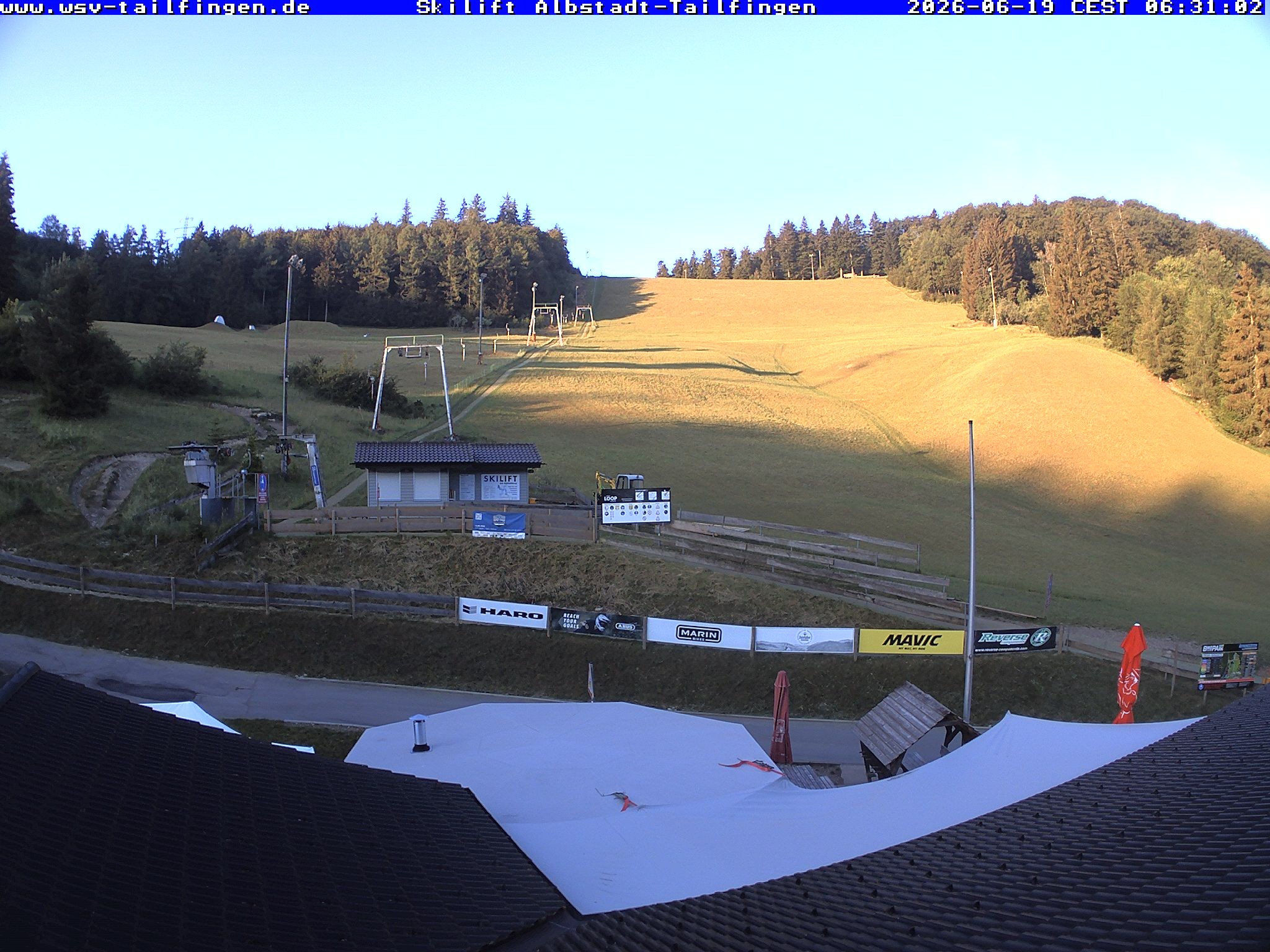 Archiv Foto Webcam Panorama Sicht von dem WSV Vereinsheim Dach an der Schwäbischen Alb