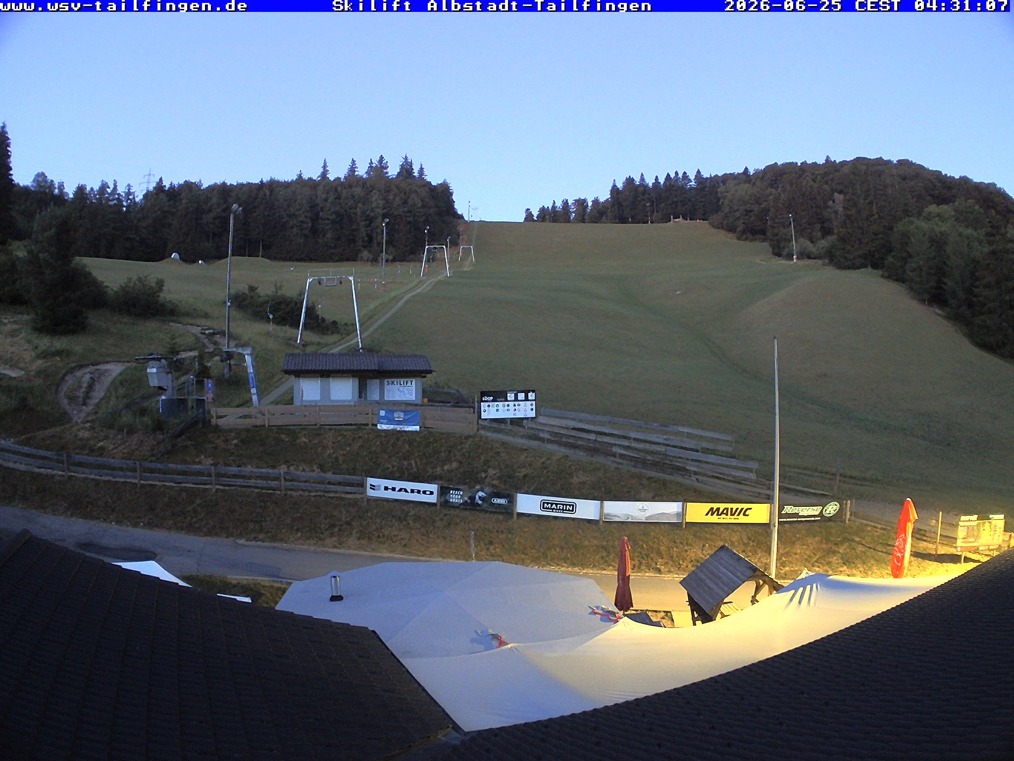 Archiv Foto Webcam Panorama Sicht von dem WSV Vereinsheim Dach an der Schwäbischen Alb