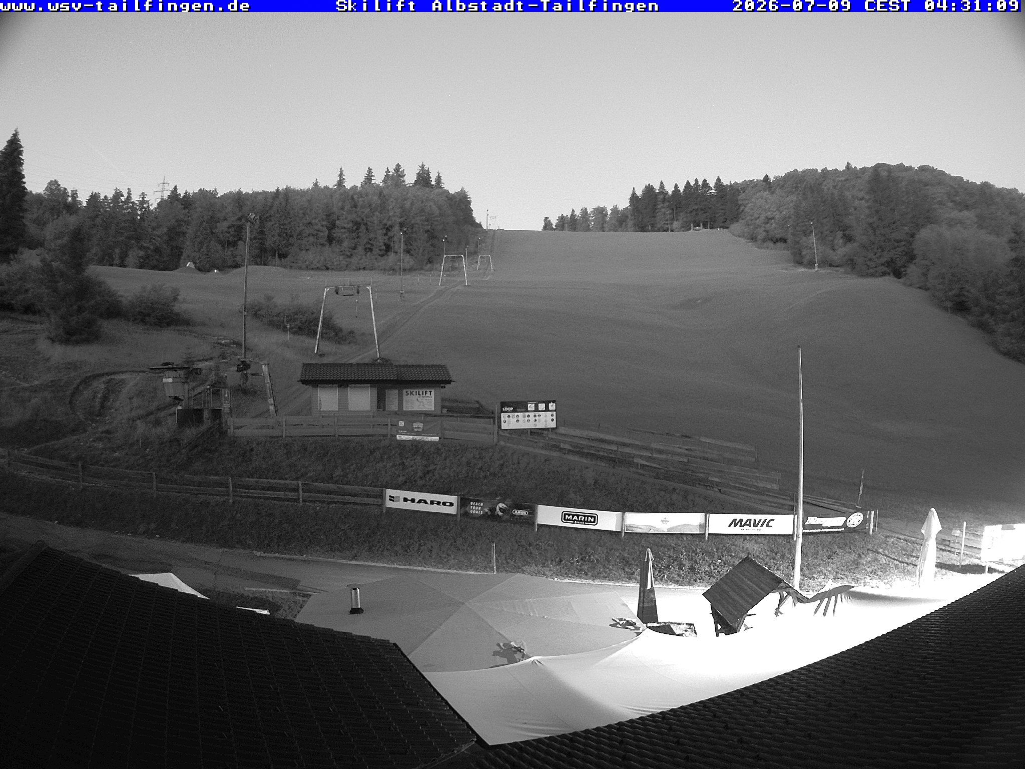 Archiv Foto Webcam Panorama Sicht von dem WSV Vereinsheim Dach an der Schwäbischen Alb