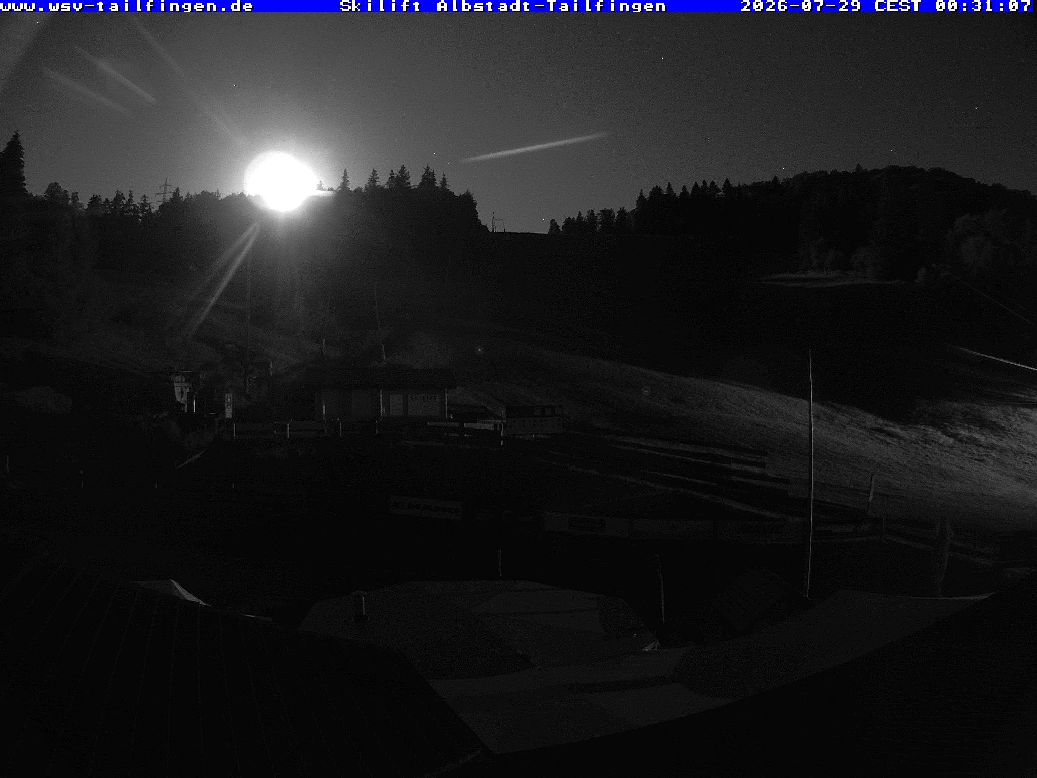 Archived image Webcam Panorama view from the roof of the WSV club at the Schwäbischen Alb