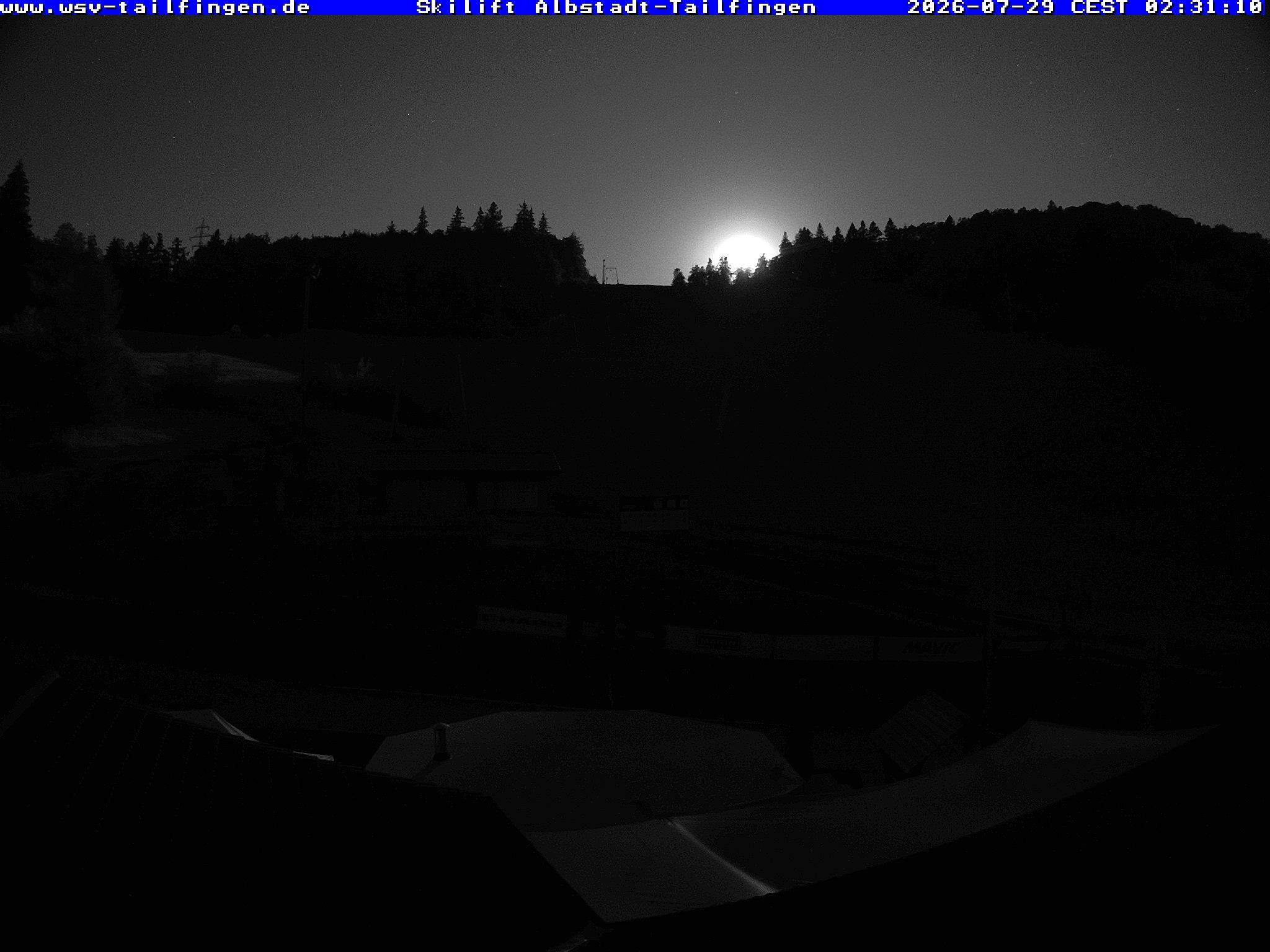 Archived image Webcam Panorama view from the roof of the WSV club at the Schwäbischen Alb
