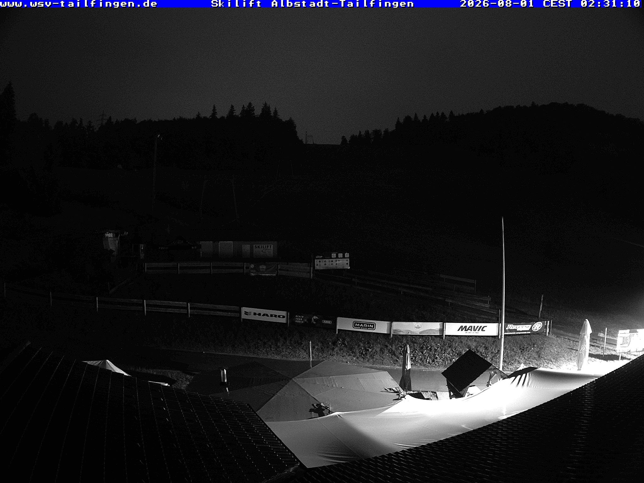 Archiv Foto Webcam Panorama Sicht von dem WSV Vereinsheim Dach an der Schwäbischen Alb