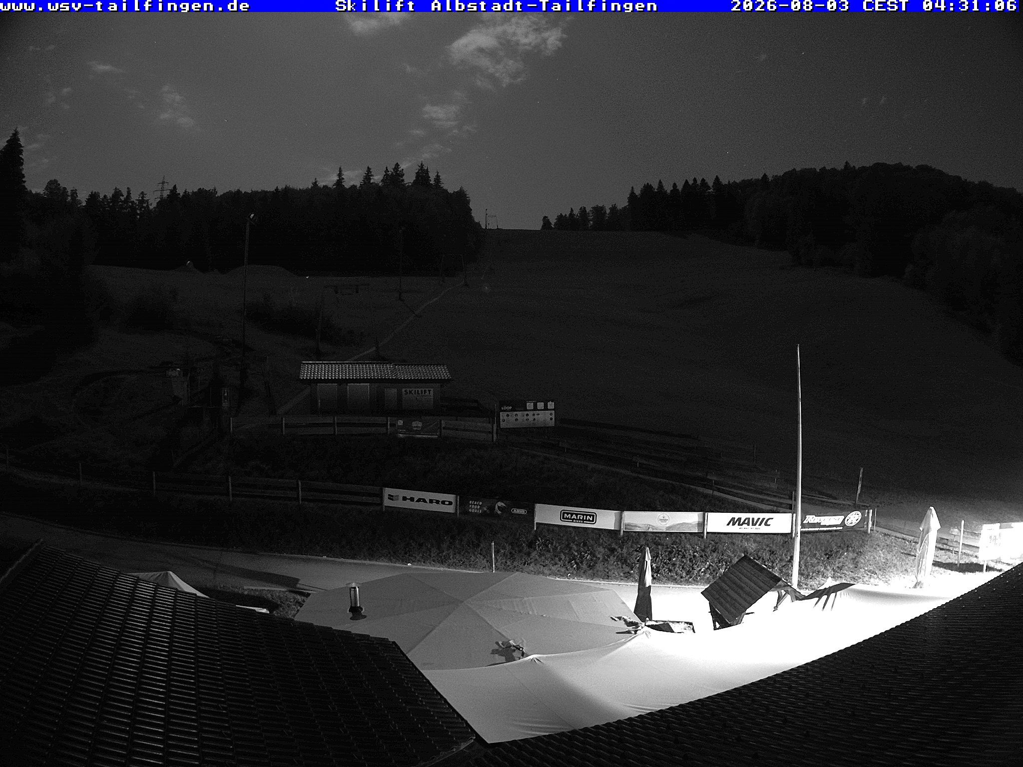Archiv Foto Webcam Panorama Sicht von dem WSV Vereinsheim Dach an der Schwäbischen Alb