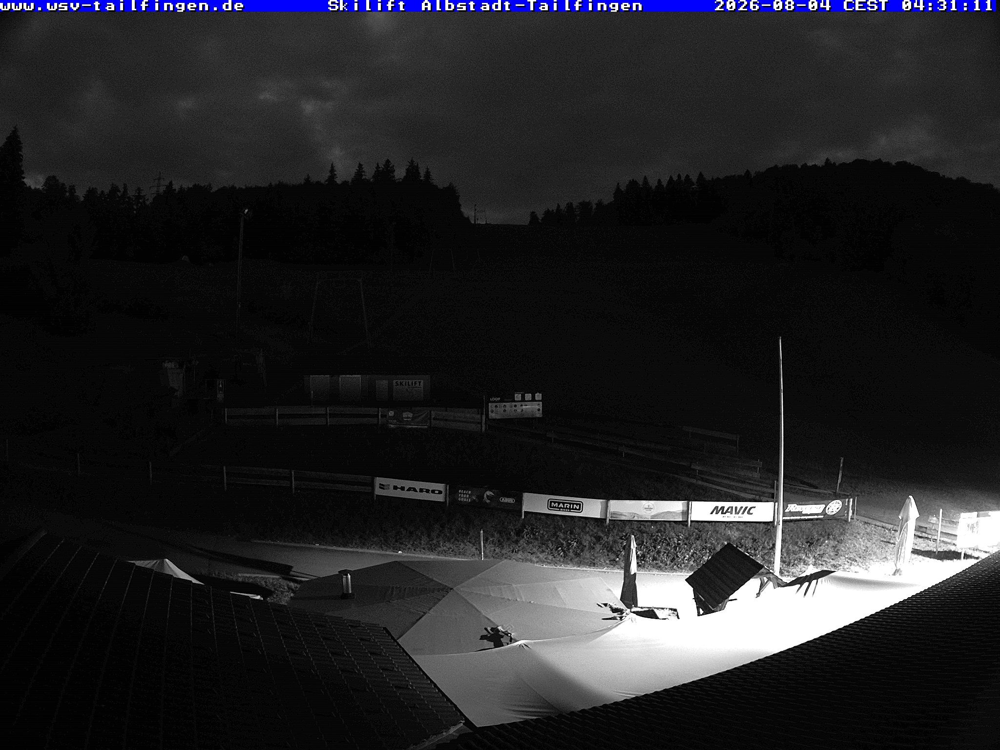 Archiv Foto Webcam Panorama Sicht von dem WSV Vereinsheim Dach an der Schwäbischen Alb