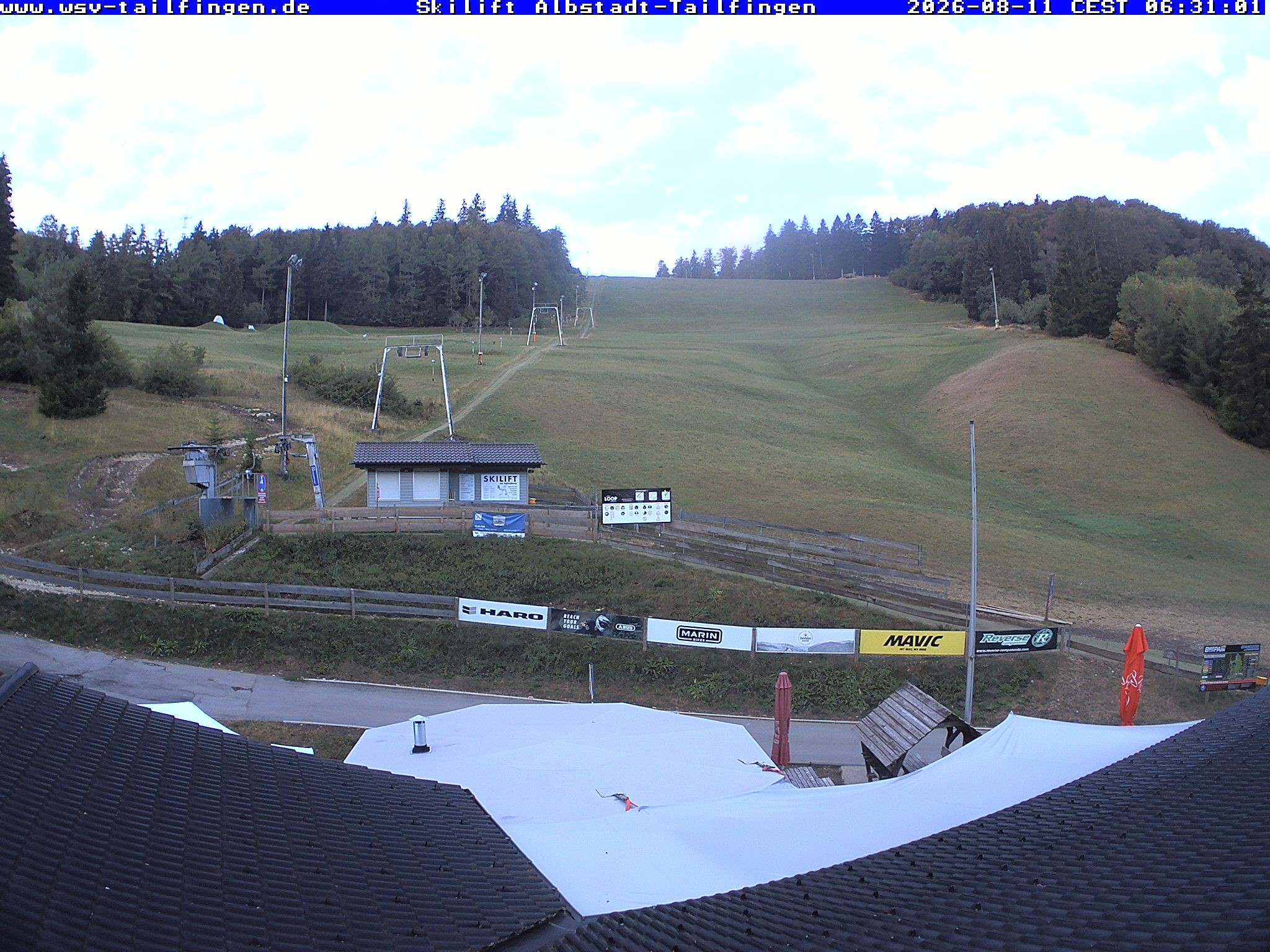 Archiv Foto Webcam Panorama Sicht von dem WSV Vereinsheim Dach an der Schwäbischen Alb