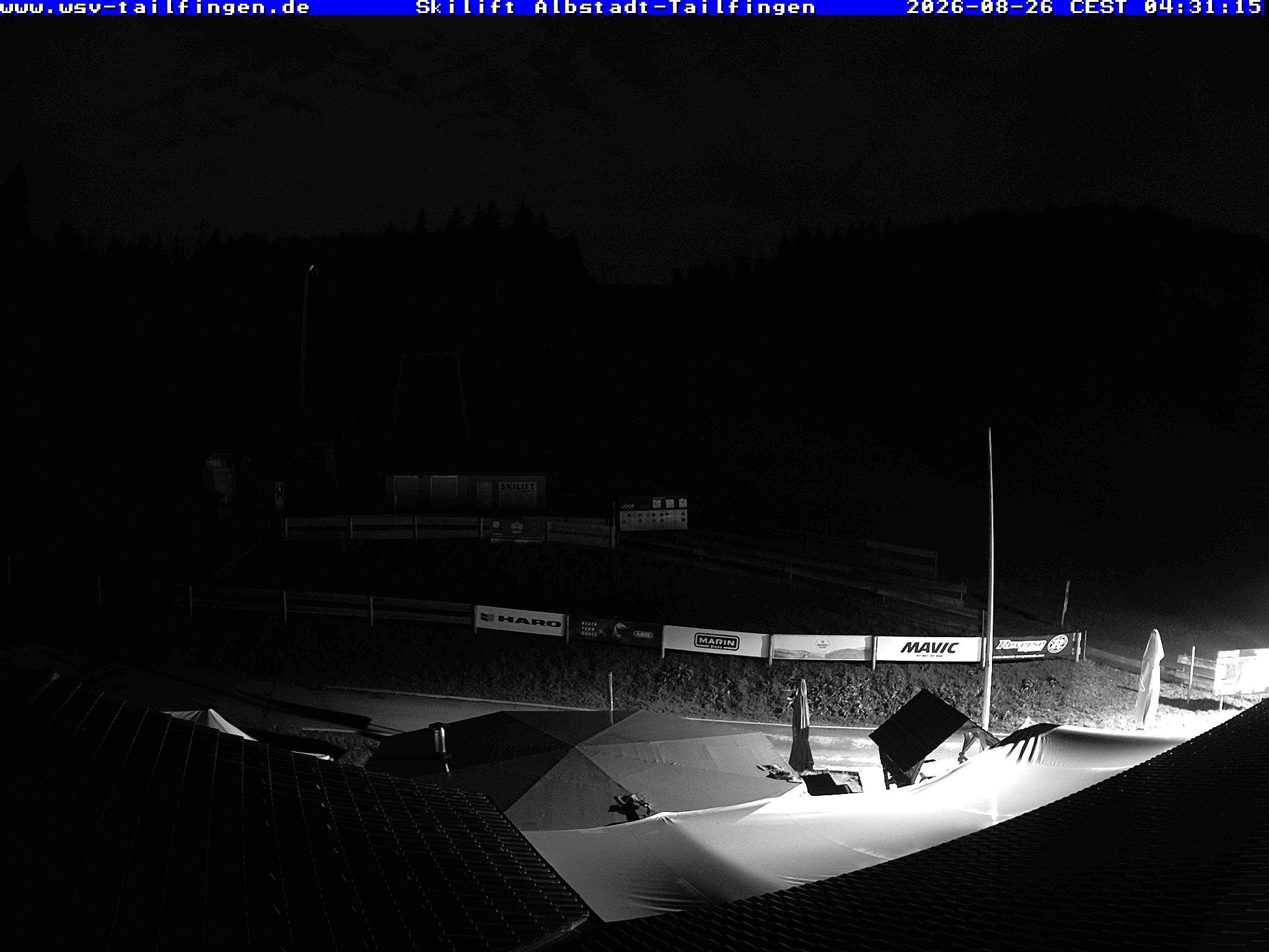 Archived image Webcam Panorama view from the roof of the WSV club at the Schwäbischen Alb