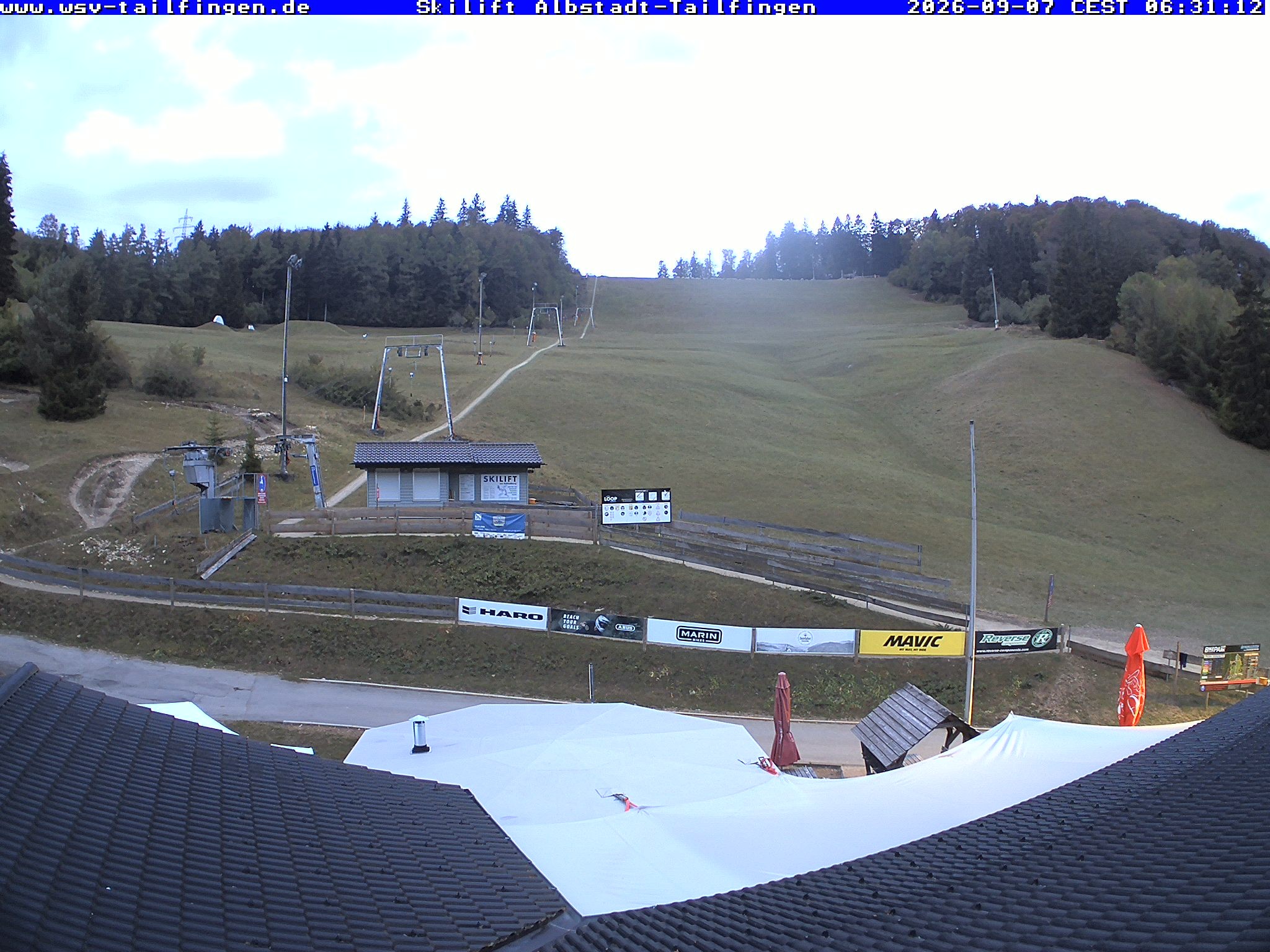Archiv Foto Webcam Panorama Sicht von dem WSV Vereinsheim Dach an der Schwäbischen Alb