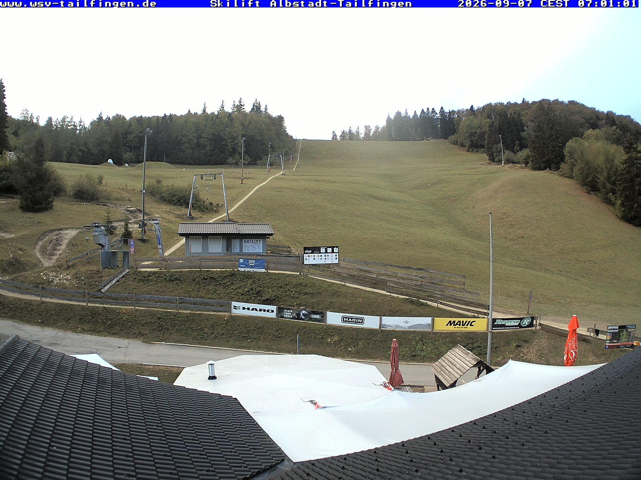 Archiv Foto Webcam Panorama Sicht von dem WSV Vereinsheim Dach an der Schwäbischen Alb