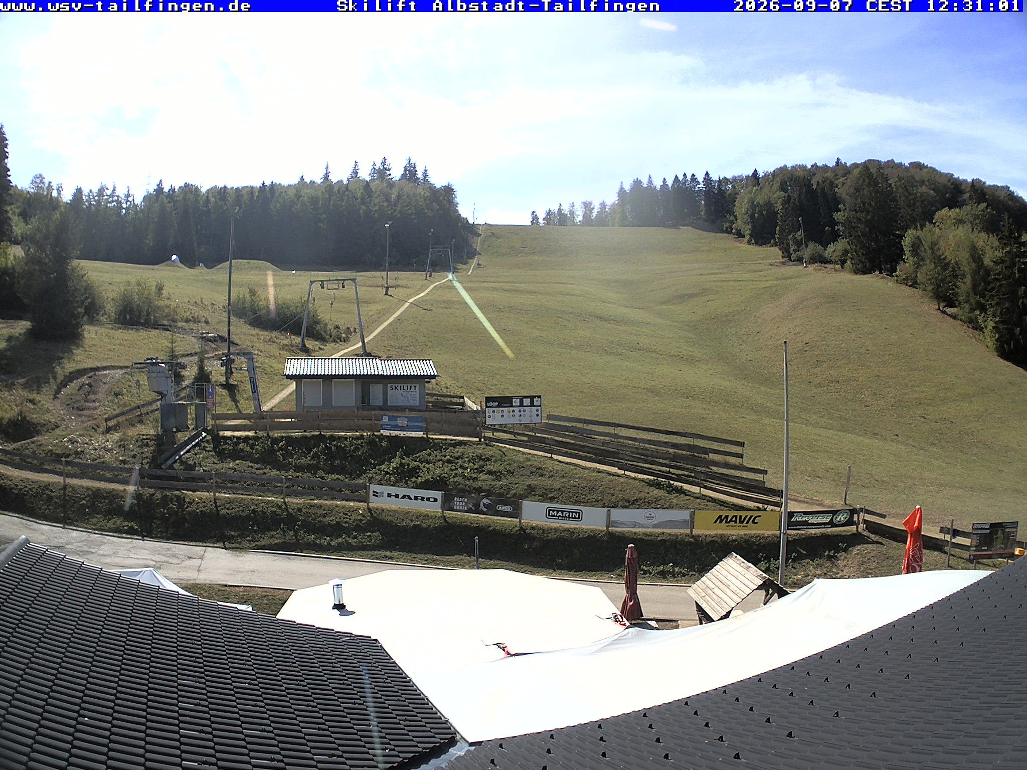 Archiv Foto Webcam Panorama Sicht von dem WSV Vereinsheim Dach an der Schwäbischen Alb