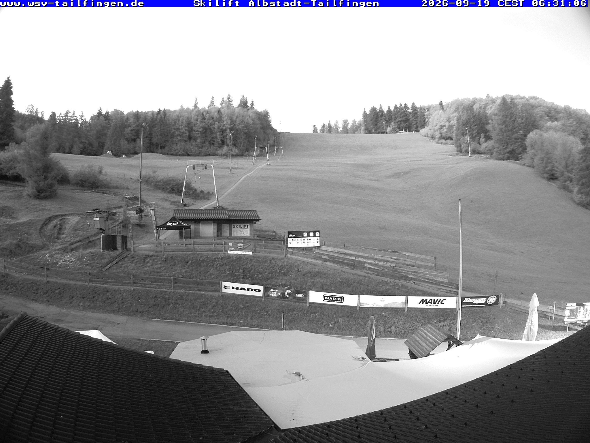 Archiv Foto Webcam Panorama Sicht von dem WSV Vereinsheim Dach an der Schwäbischen Alb