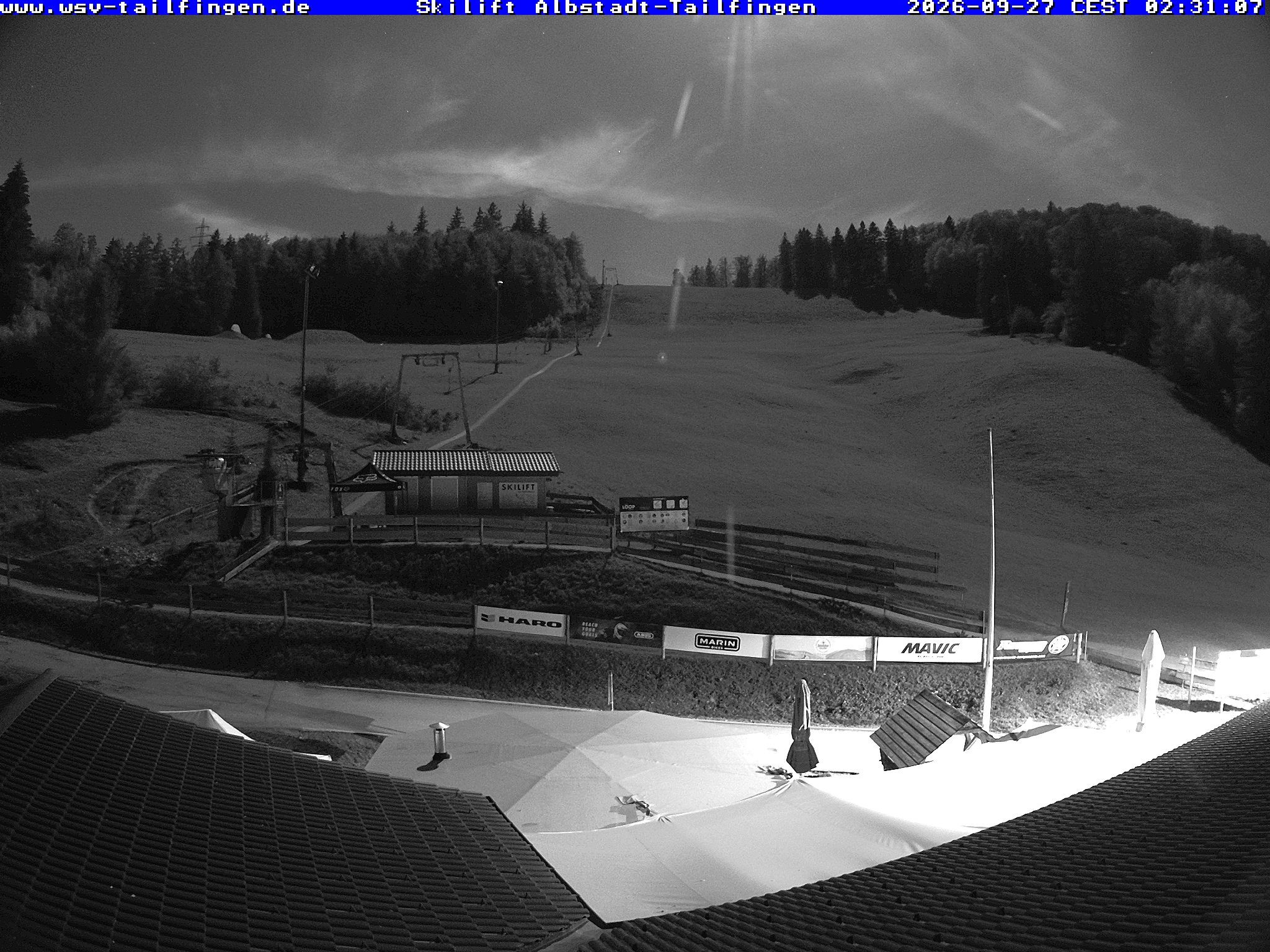 Archiv Foto Webcam Panorama Sicht von dem WSV Vereinsheim Dach an der Schwäbischen Alb